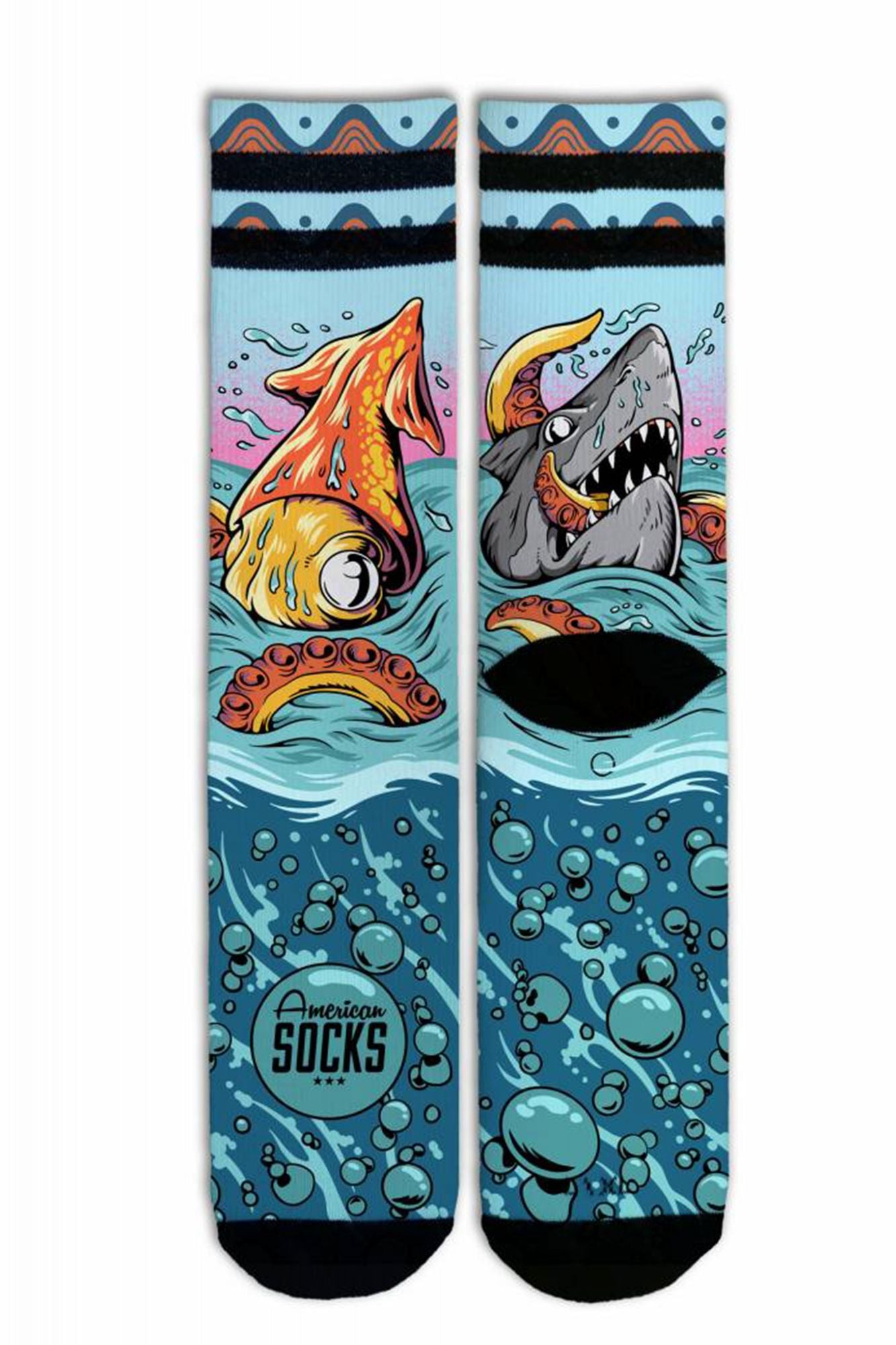 AMERICAN SOCKS SEAMONSTERS en color MULTICOLOR (2)