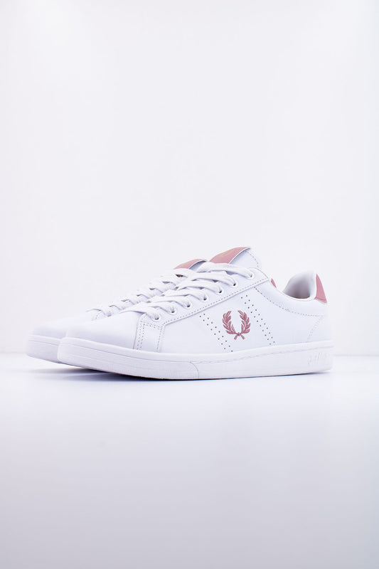 FRED PERRY LEATHER en color BLANCO (2)