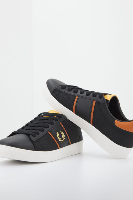 FRED PERRY SPENCER TEXTURED PL en color NEGRO (2)