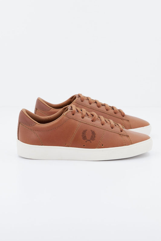 FRED PERRY SPENCER WAXED LEATH en color MARRON (2)