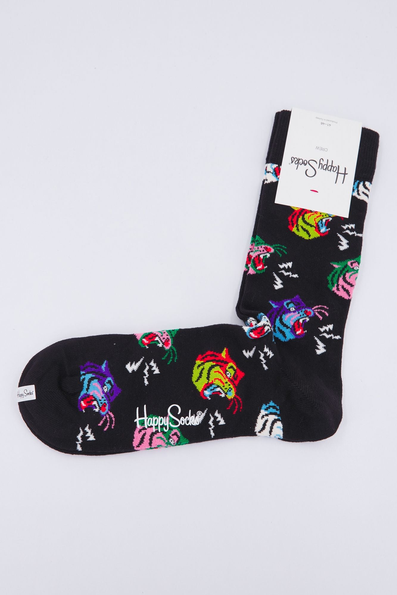 HAPPY SOCKS TIG01 9300 en color NEGRO (1)