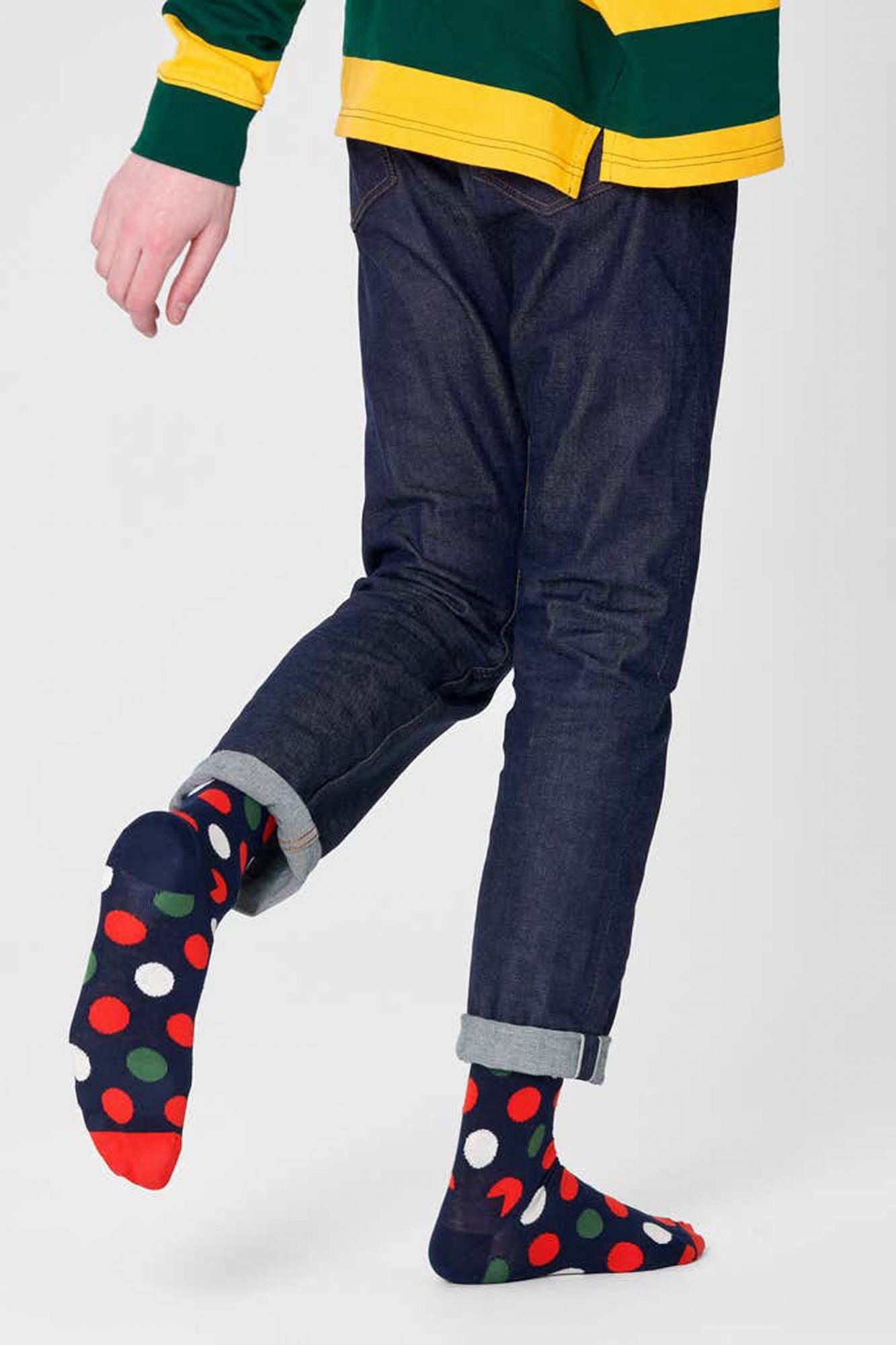 HAPPY SOCKS BIG DOT SOCK en color AZUL (2)