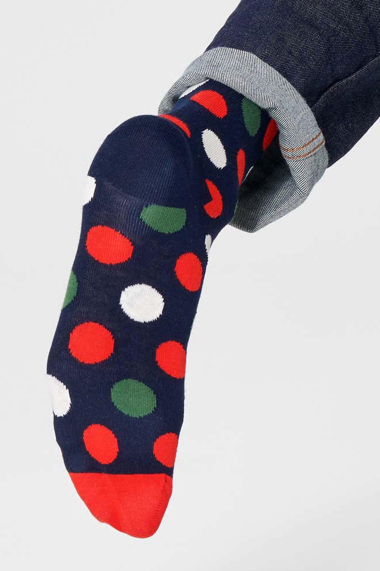 HAPPY SOCKS BIG DOT SOCK en color AZUL (3)