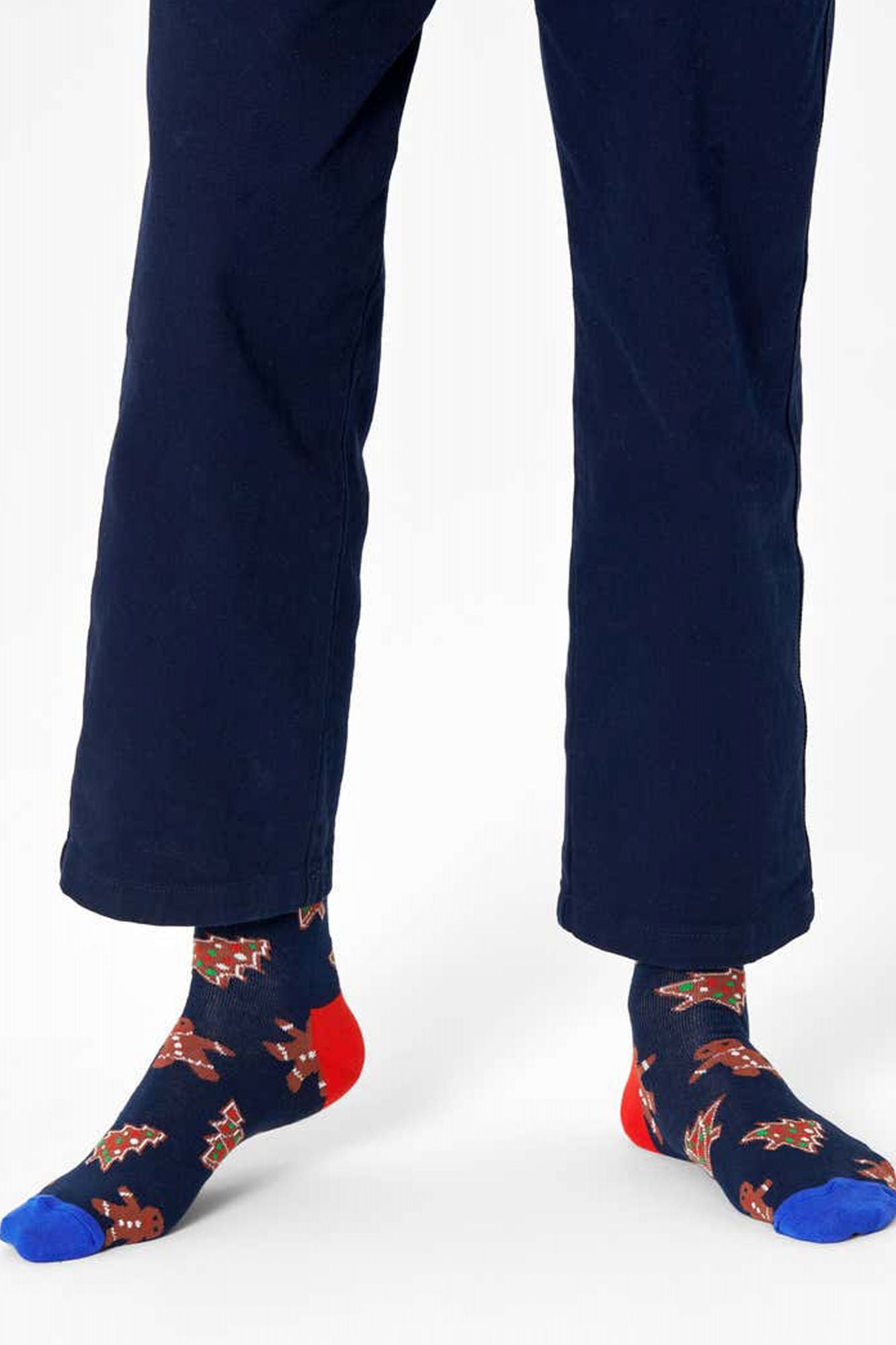 HAPPY SOCKS GCO01 6500 GINGERBREAD COOKIES en color AZUL (2)