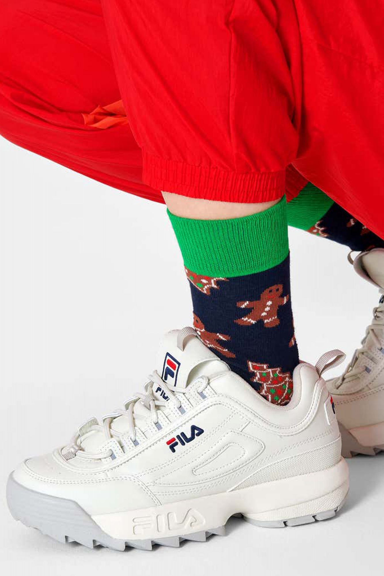 HAPPY SOCKS GCO01 6500 GINGERBREAD COOKIES en color AZUL (4)