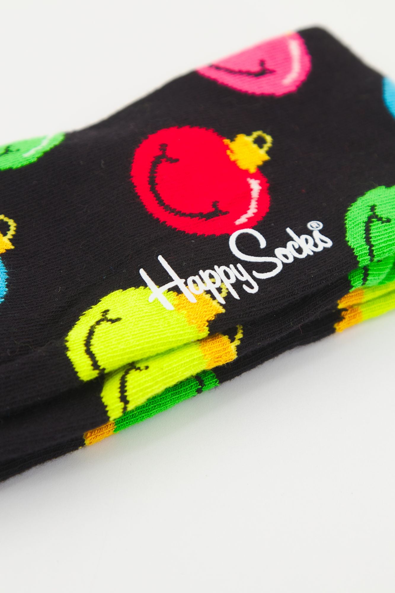 HAPPY SOCKS JINGLE SMAILEY en color NEGRO (3)