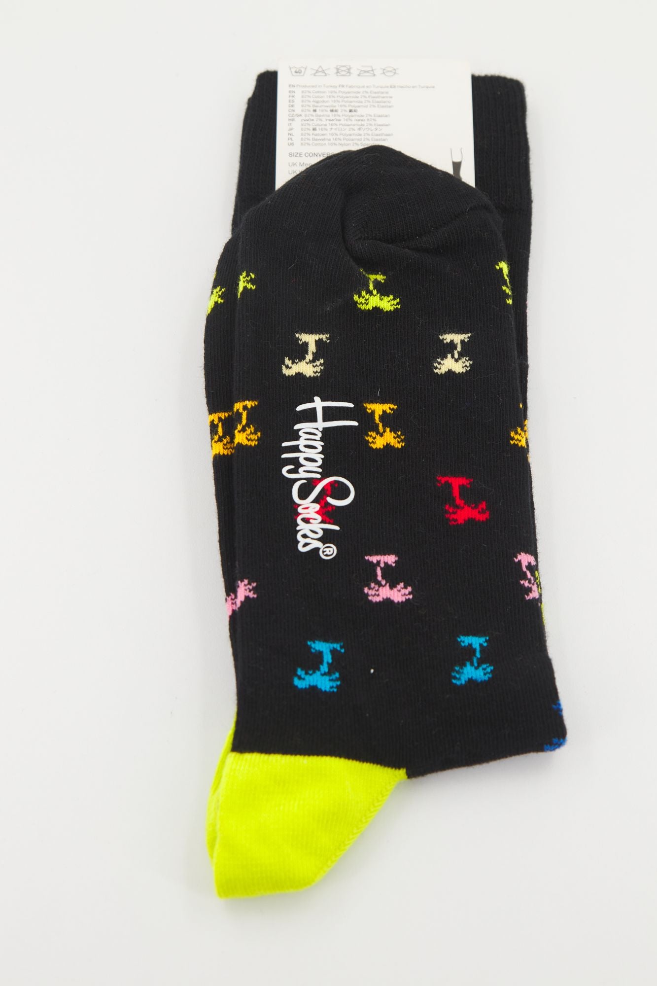 HAPPY SOCKS PALM en color NEGRO (2)