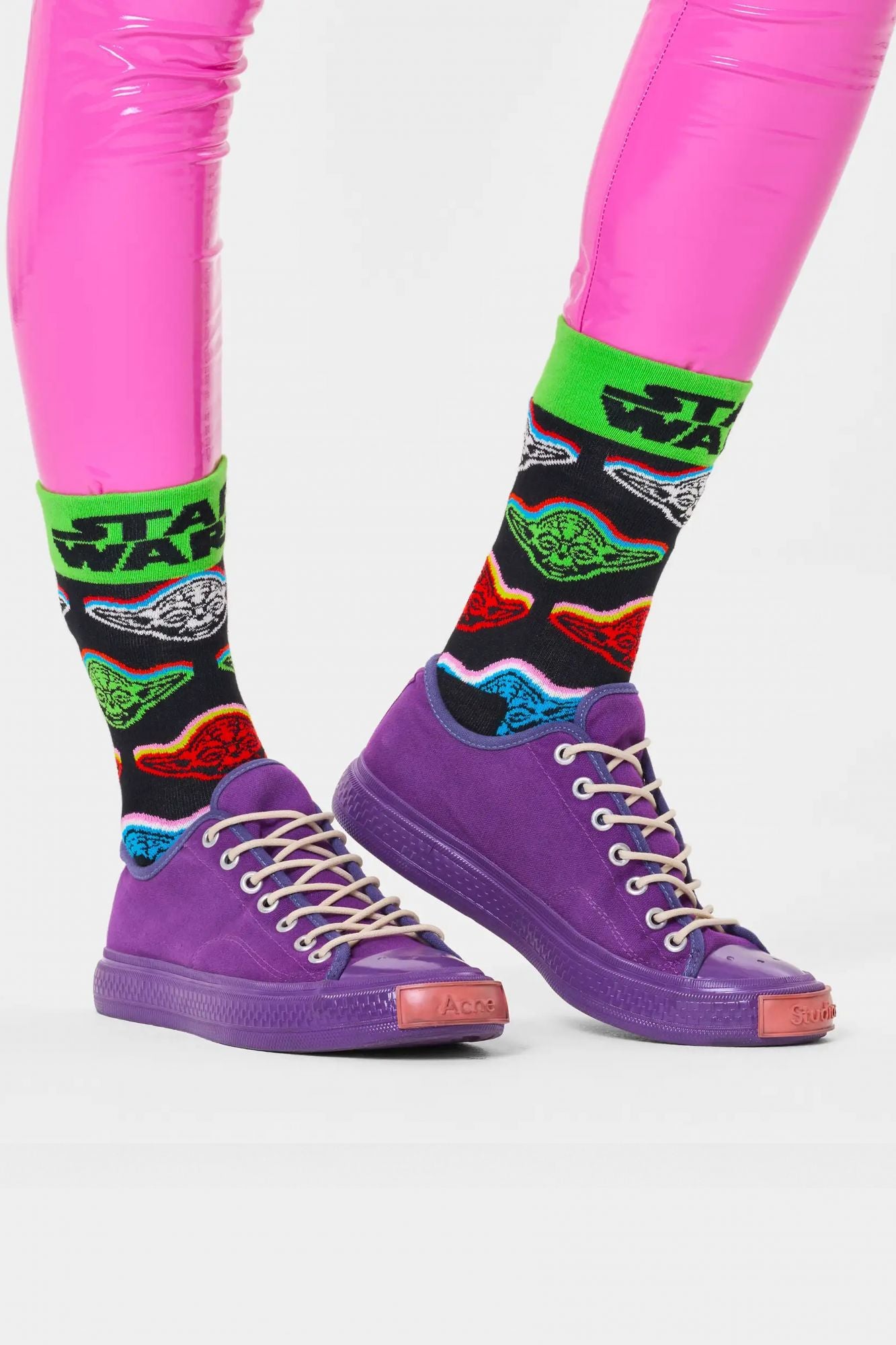 HAPPY SOCKS STAR WARS YODA SOCK en color MULTICOLOR (2)