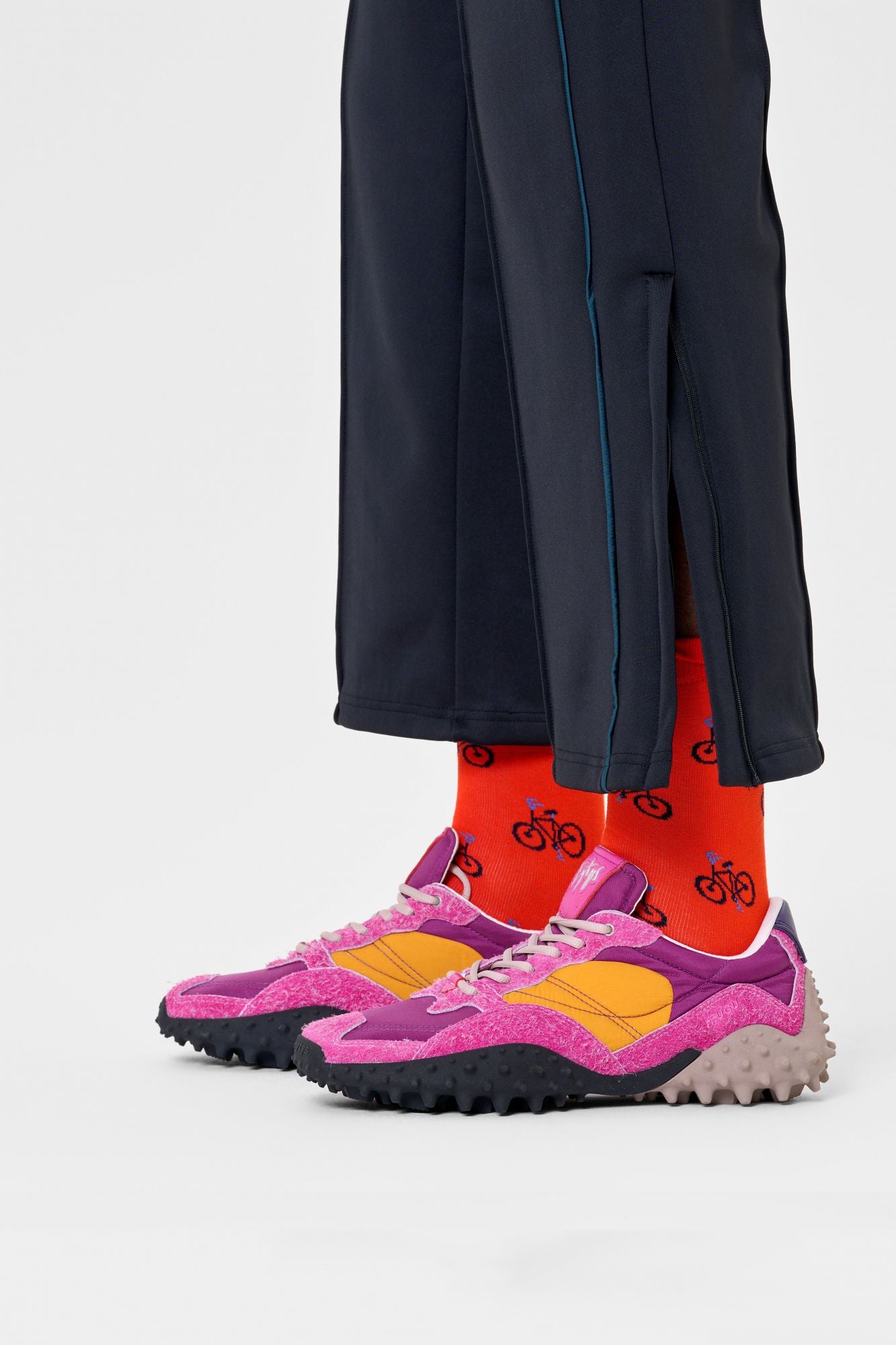 HAPPY SOCKS BIKE SOCK en color ROJO (3)