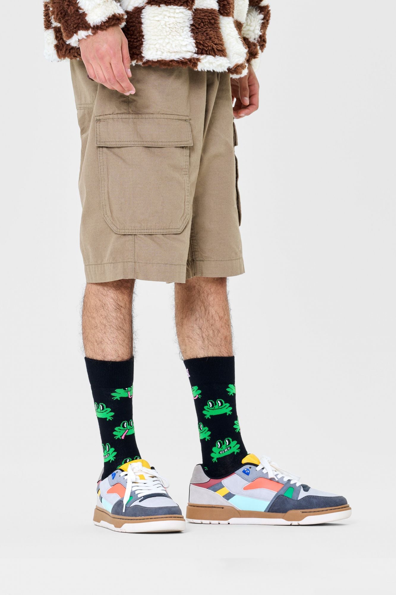 HAPPY SOCKS FROG SOCK en color NEGRO (3)