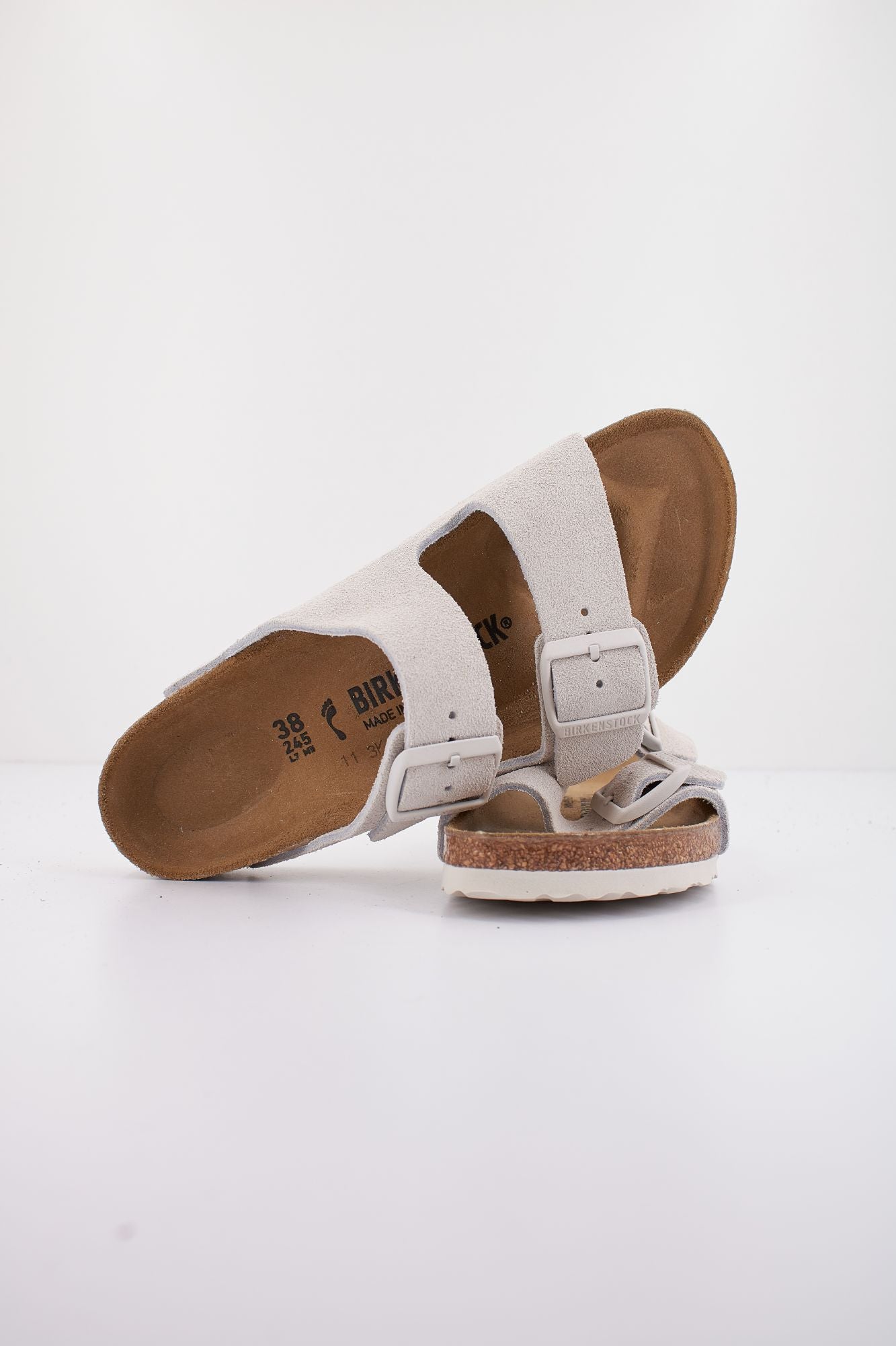 BIRKENSTOCK ARIZONA SUEDE LEATHER en color BEIS (4)
