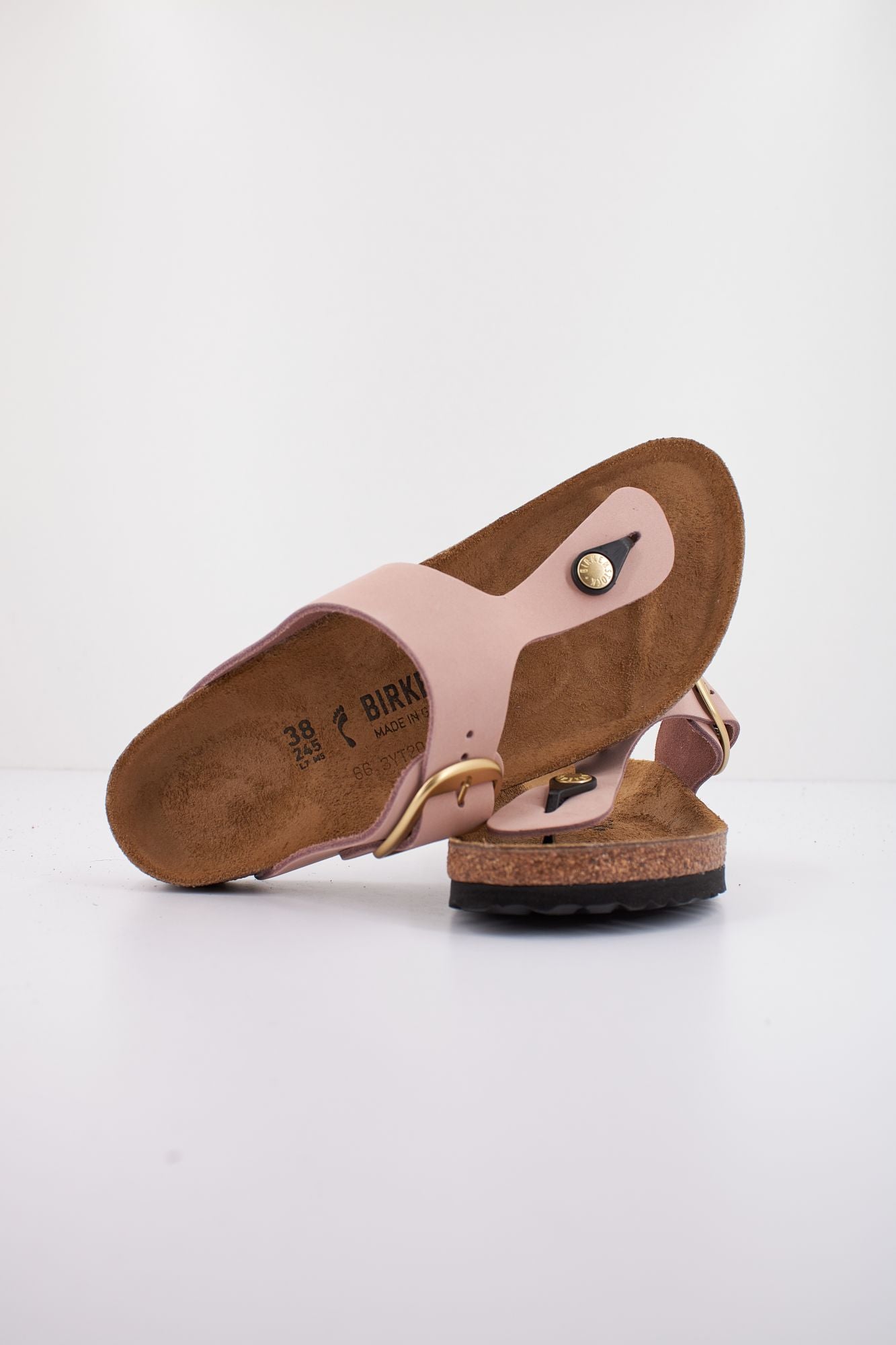 BIRKENSTOCK GIZEH BIG BUCKLE NUBUCK L en color NUDE (4)