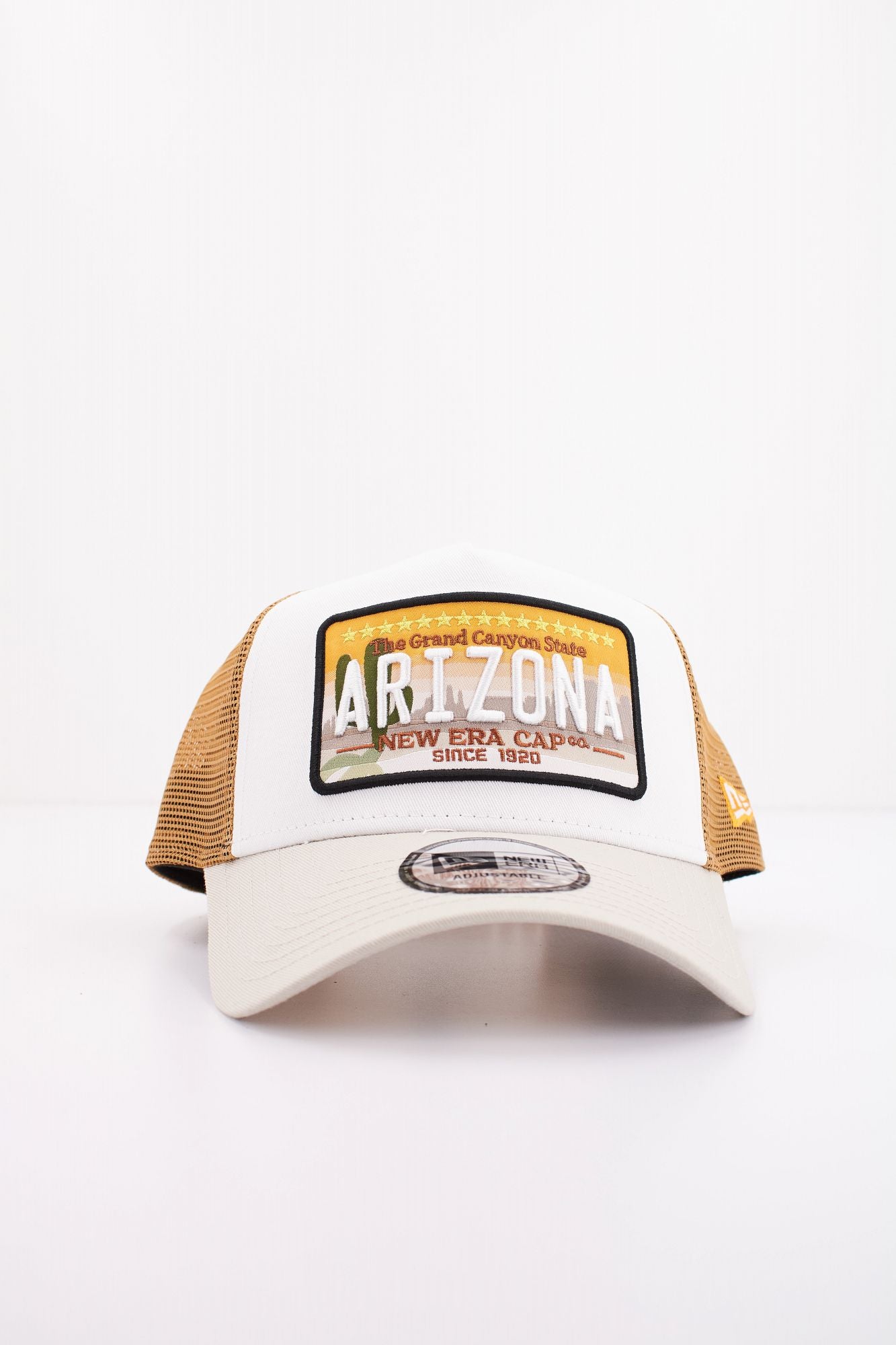 NEW ERA PATCH TRUCKER en color BLANCO (1)