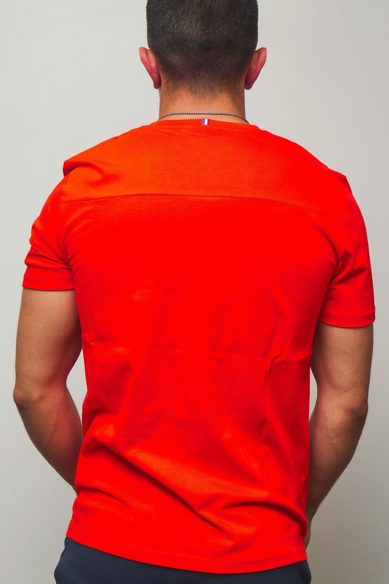 LE COQ SPORTIF TRI Tee SS N en color ROJO (3)