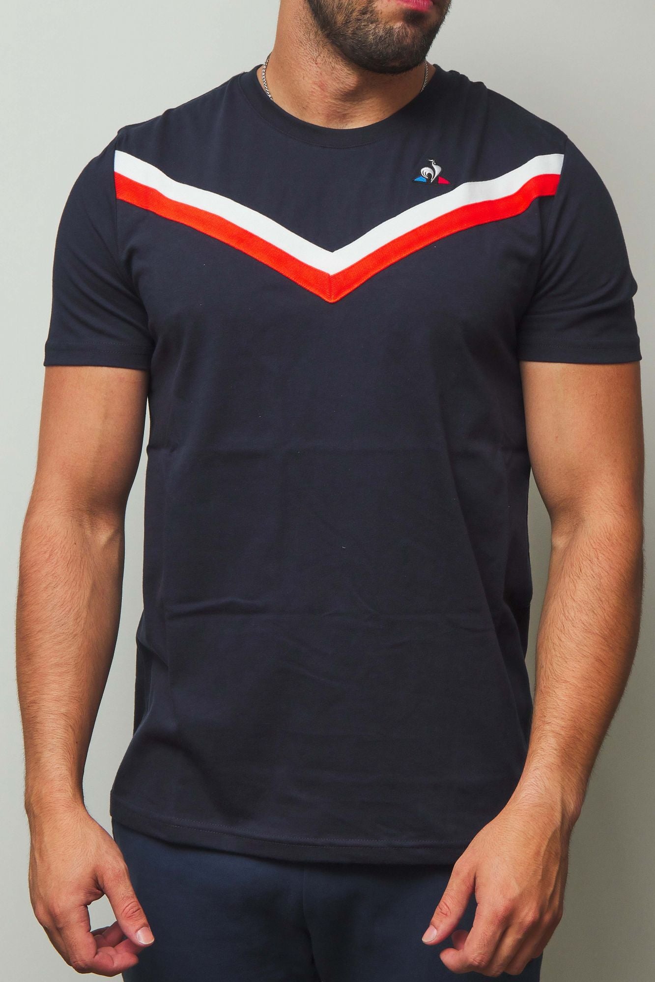 LE COQ SPORTIF TRI Tee SS N en color AZUL (1)