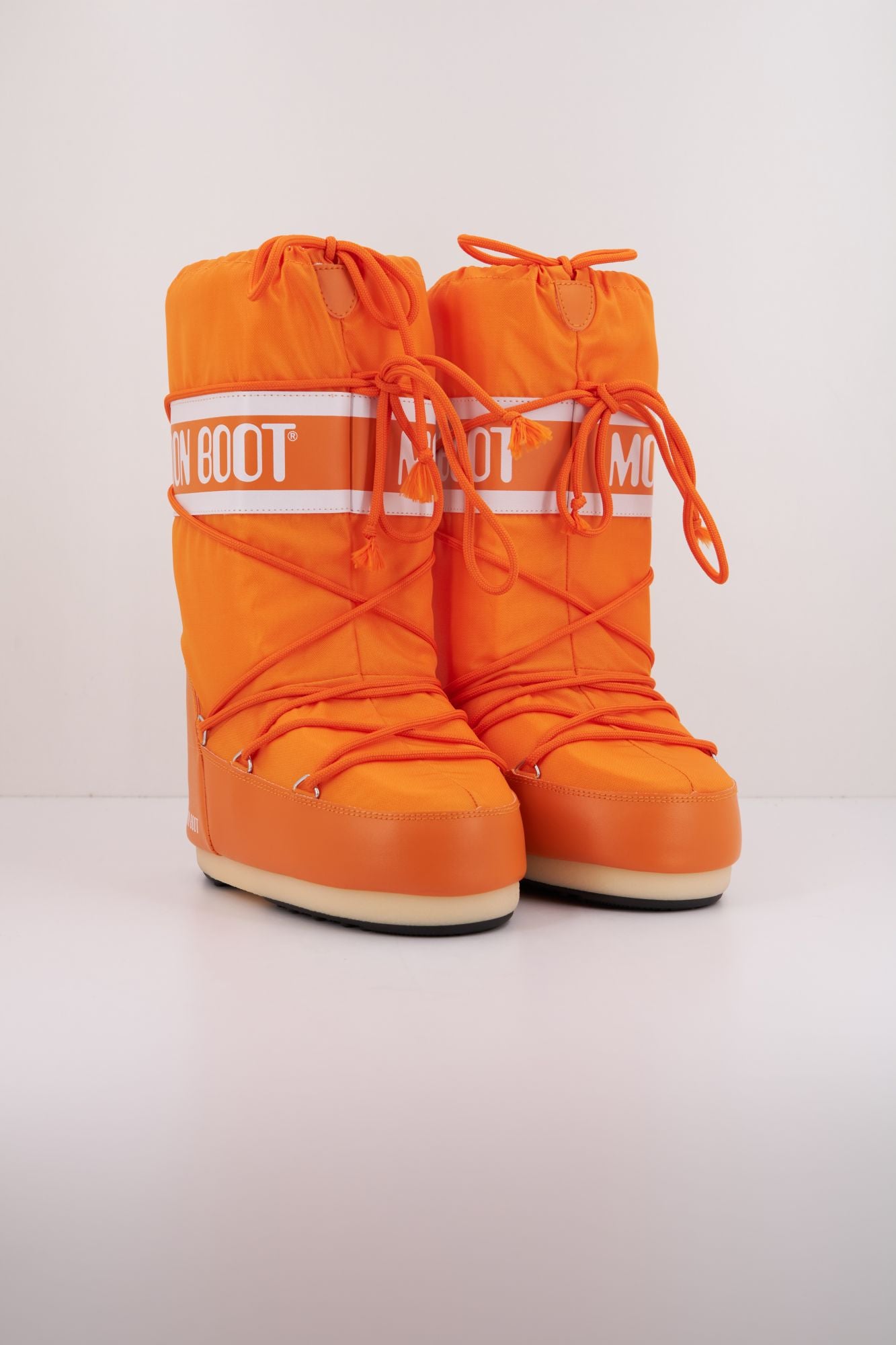 MOON BOOT MB ICON NYLON en color NARANJA (2)