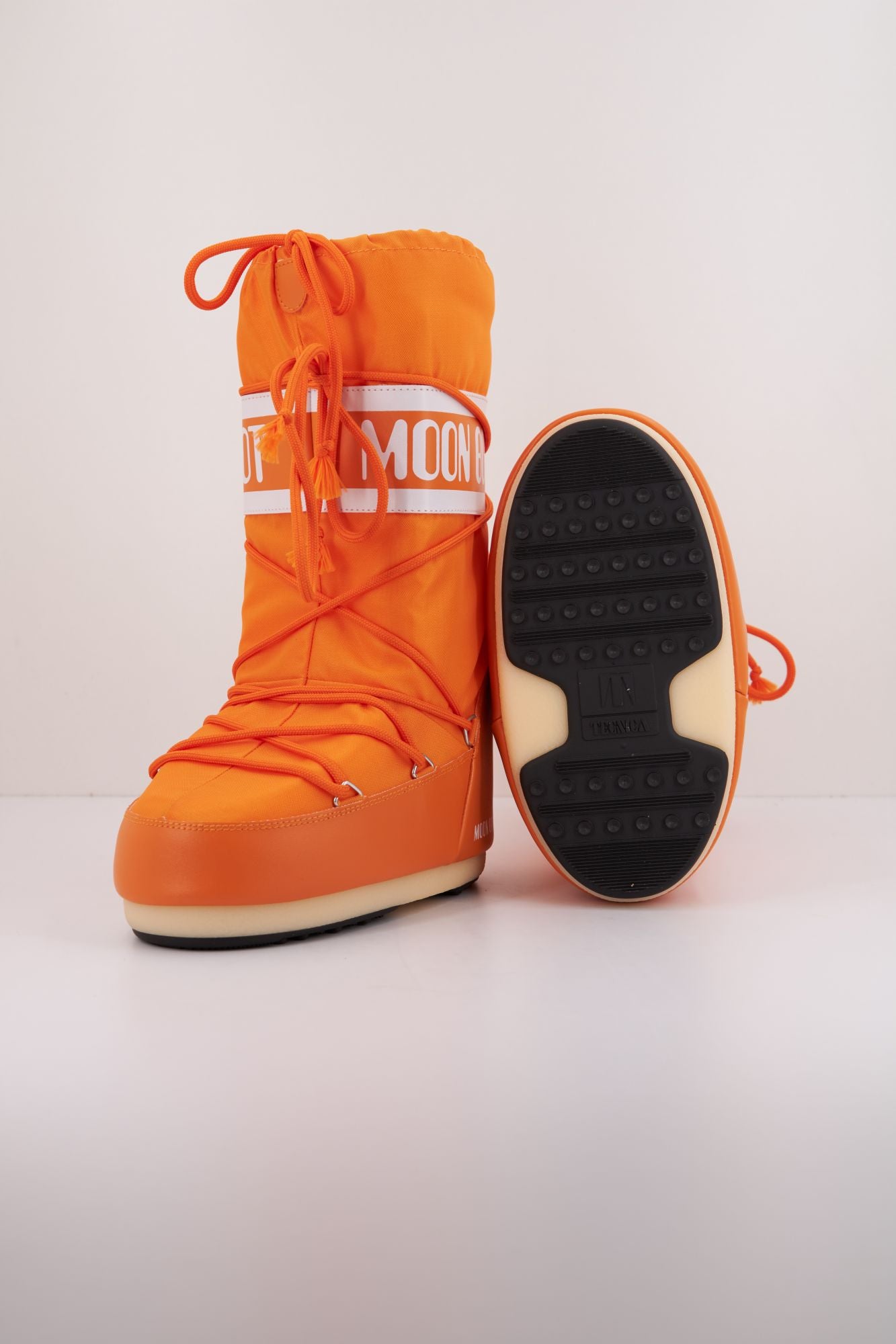 MOON BOOT MB ICON NYLON en color NARANJA (4)