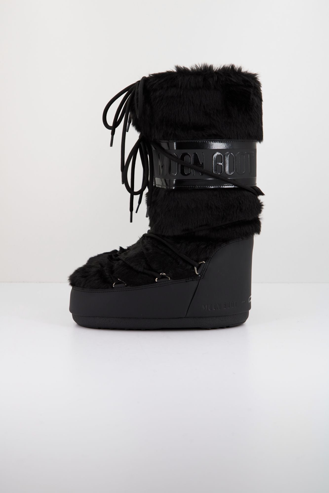 MOON BOOT MB ICON FAUX FUR en color NEGRO (1)