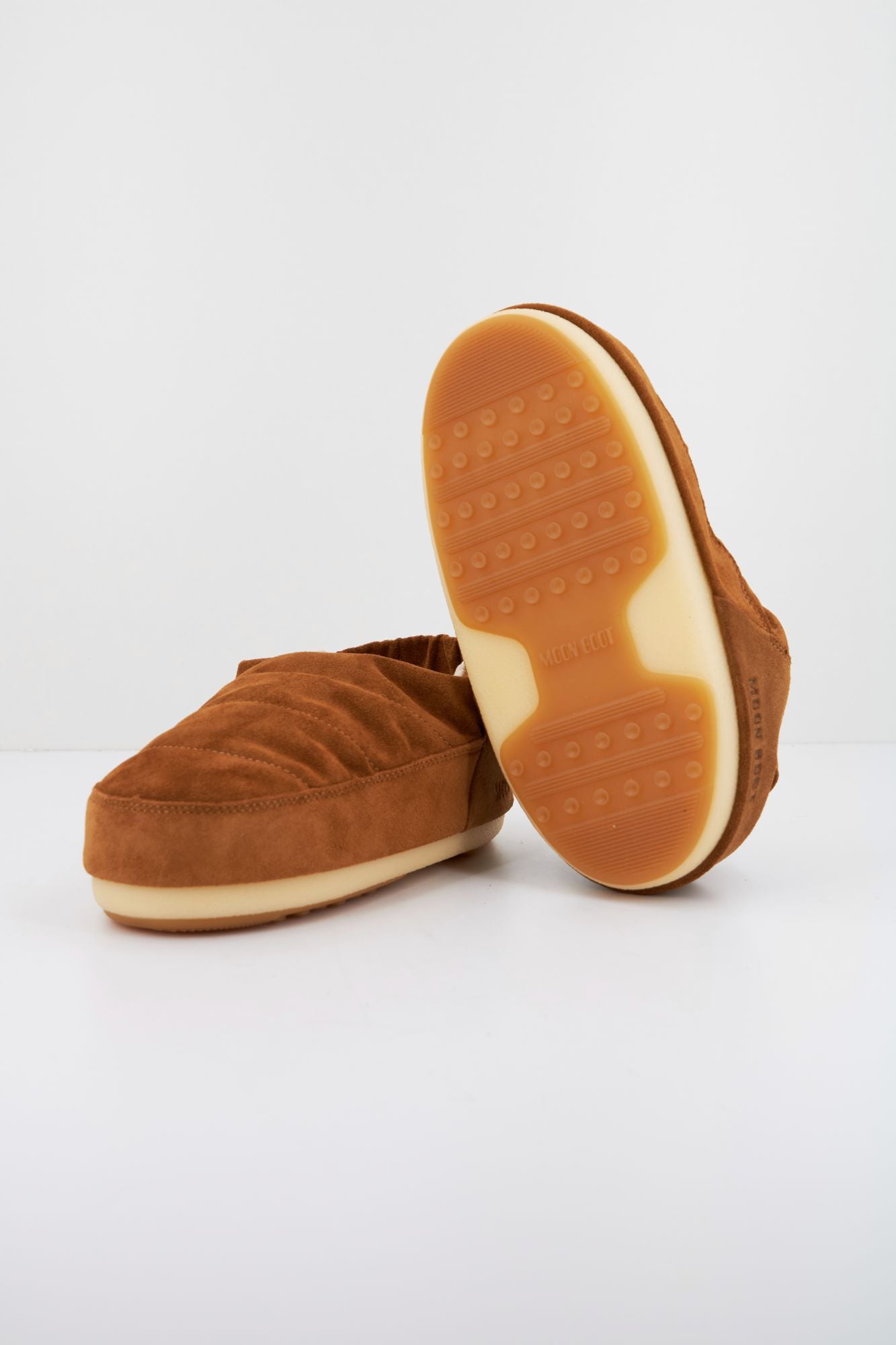 MOON BOOT MB SANDAL BAND SUEDE en color MARRON (4)