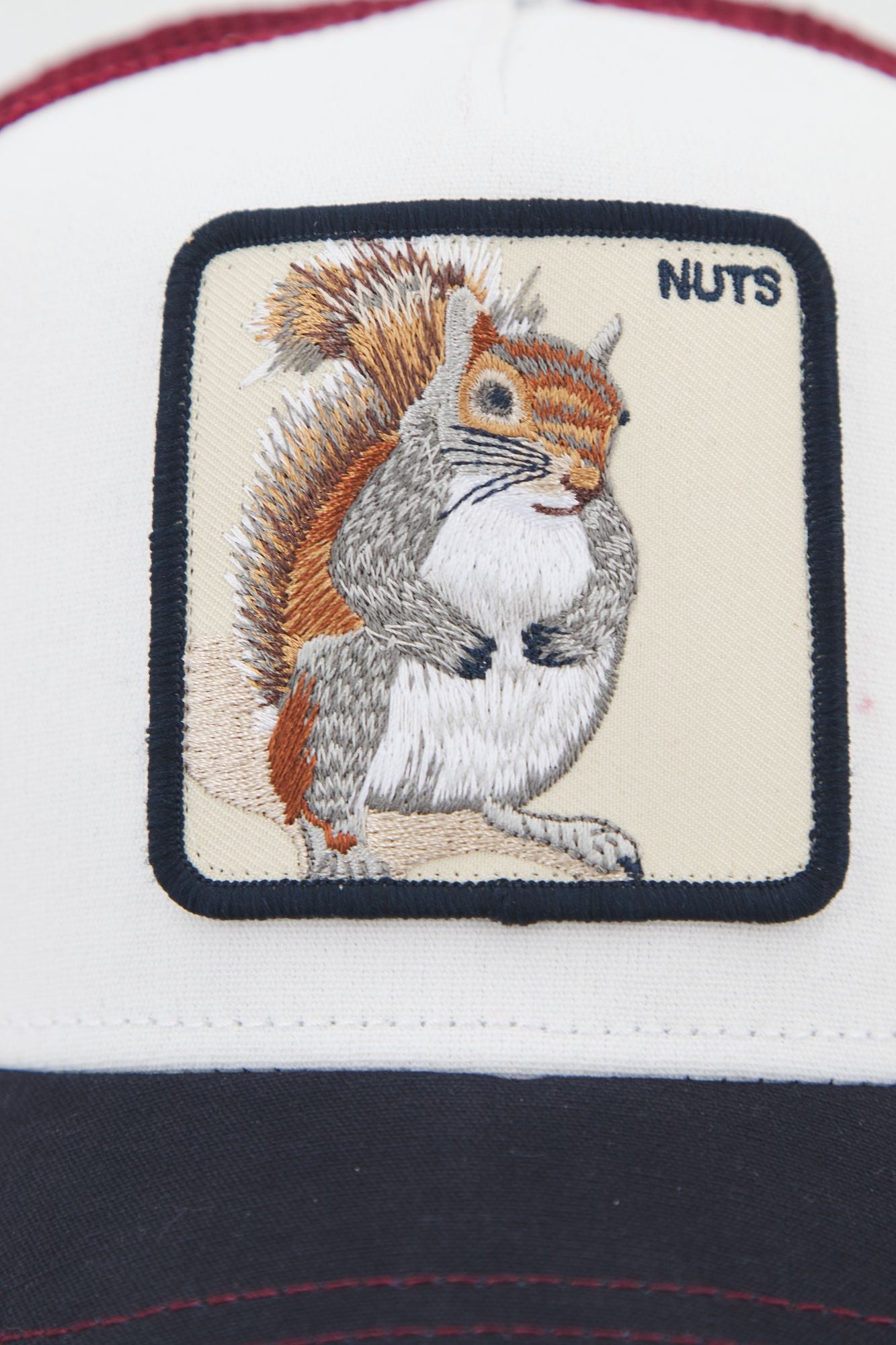 GOORIN BROS THE NUTTS SQUIRREL en color BURDEOS (4)