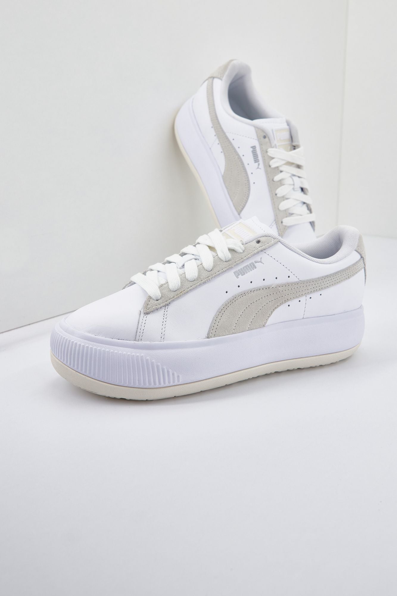 PUMA Suede Mayu Mix Wn en color BLANCO (2)