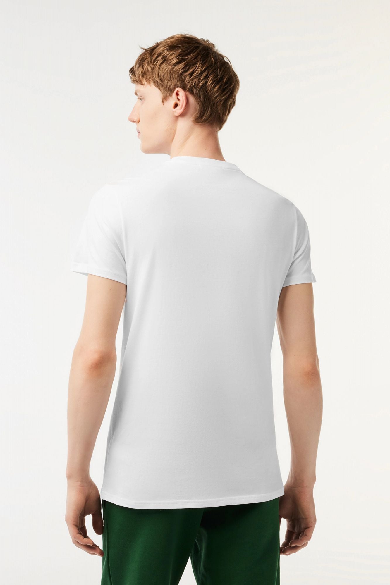 LACOSTE SPORTSWEAR TEE-SHIRT REGULAR FIT en color BLANCO (3)