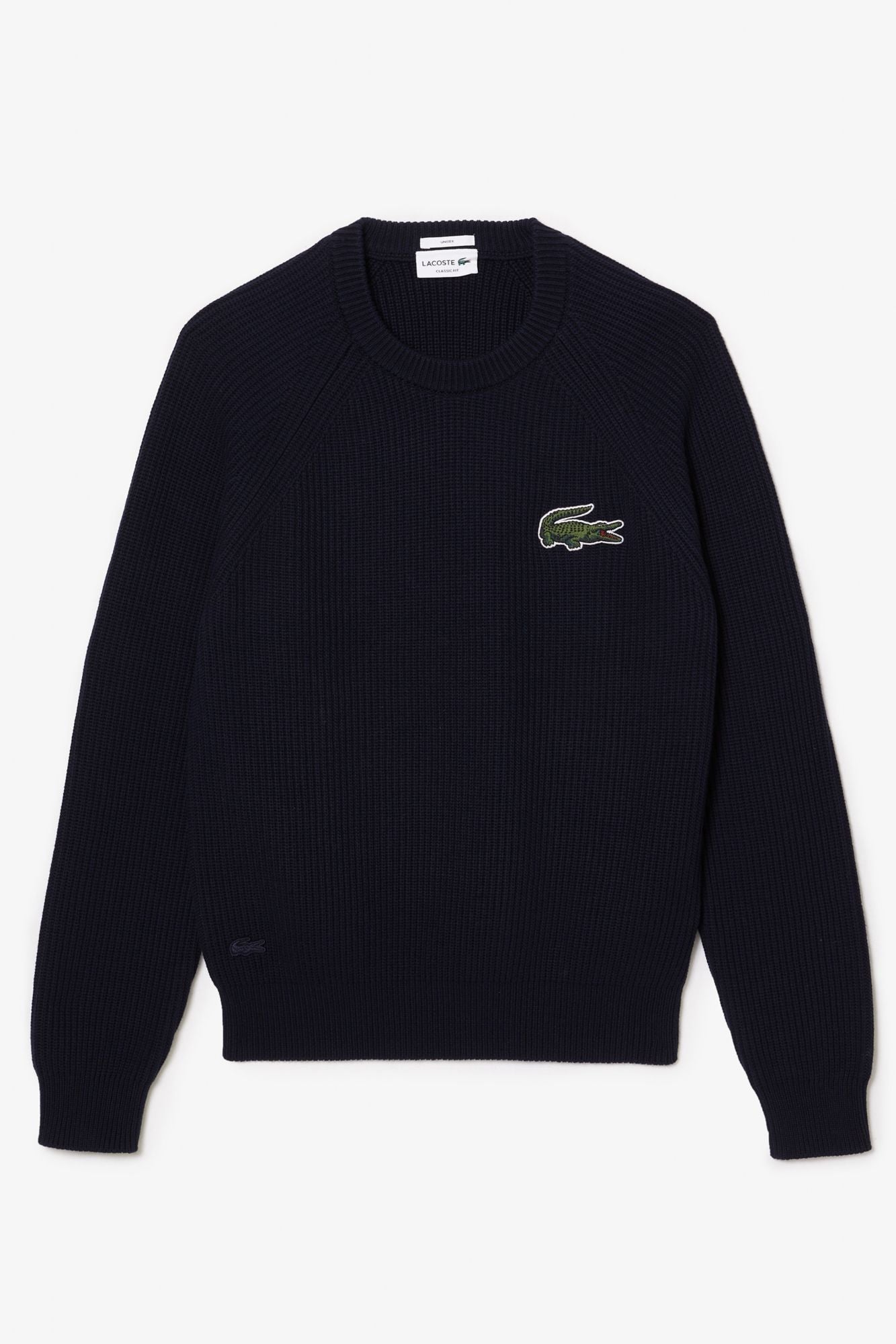 LACOSTE SPORTSWEAR SWEATER CLASSIC FIT UNISEX en color AZUL (2)