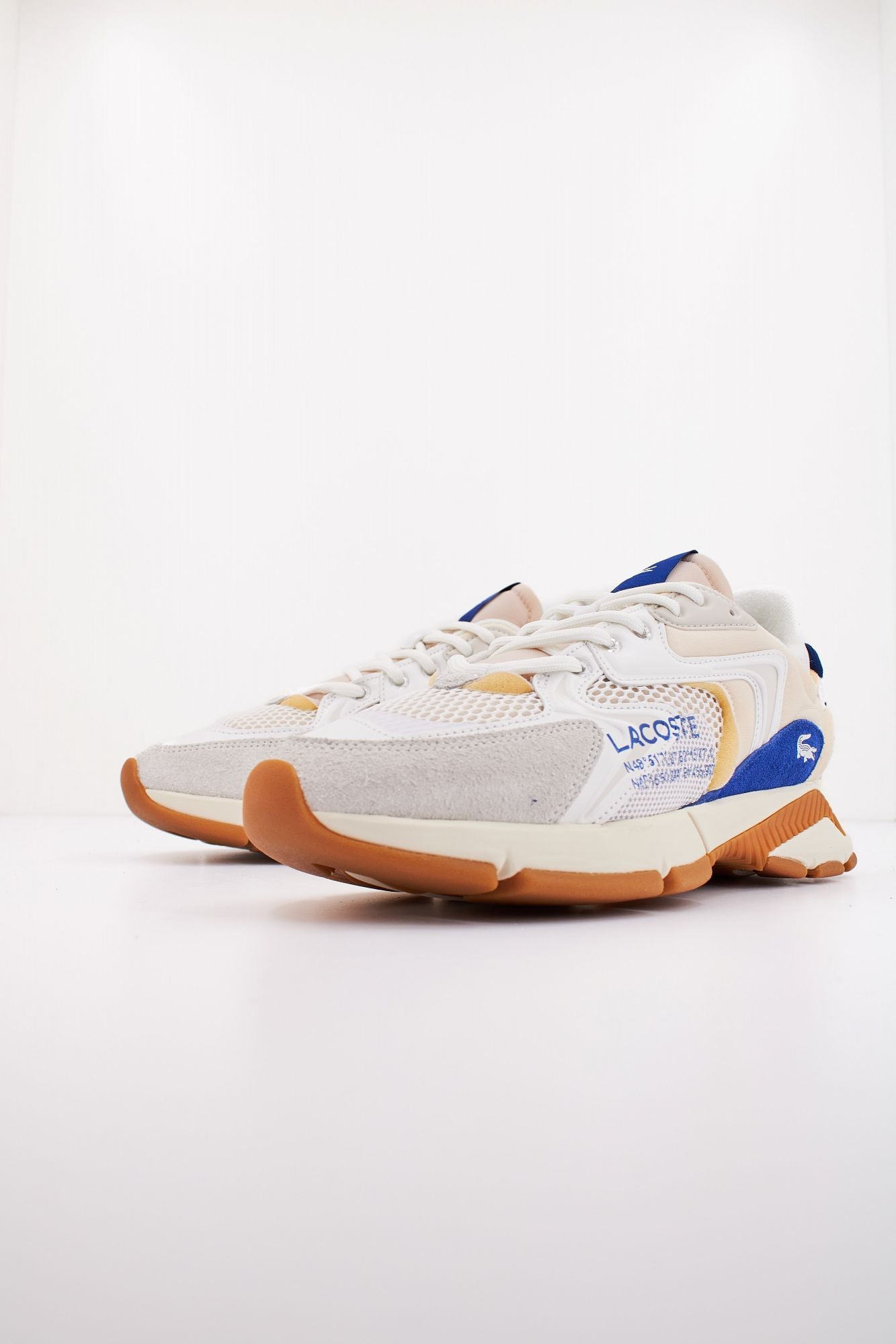 LACOSTE L003 NEO CONTRASTED ACCEN en color BLANCO (2)