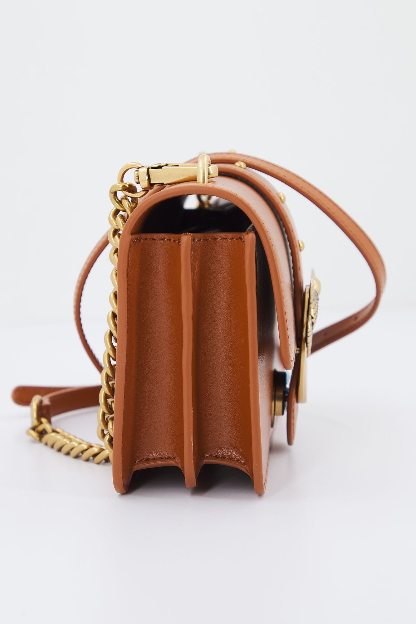 PINKO LOVE MINI ICON SIMPLY en color MARRON (2)