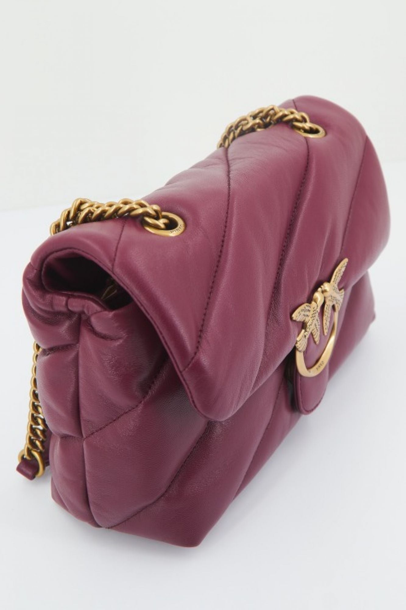 PINKO LOVE PUFF CLASSIC CL SH en color BURDEOS (3)