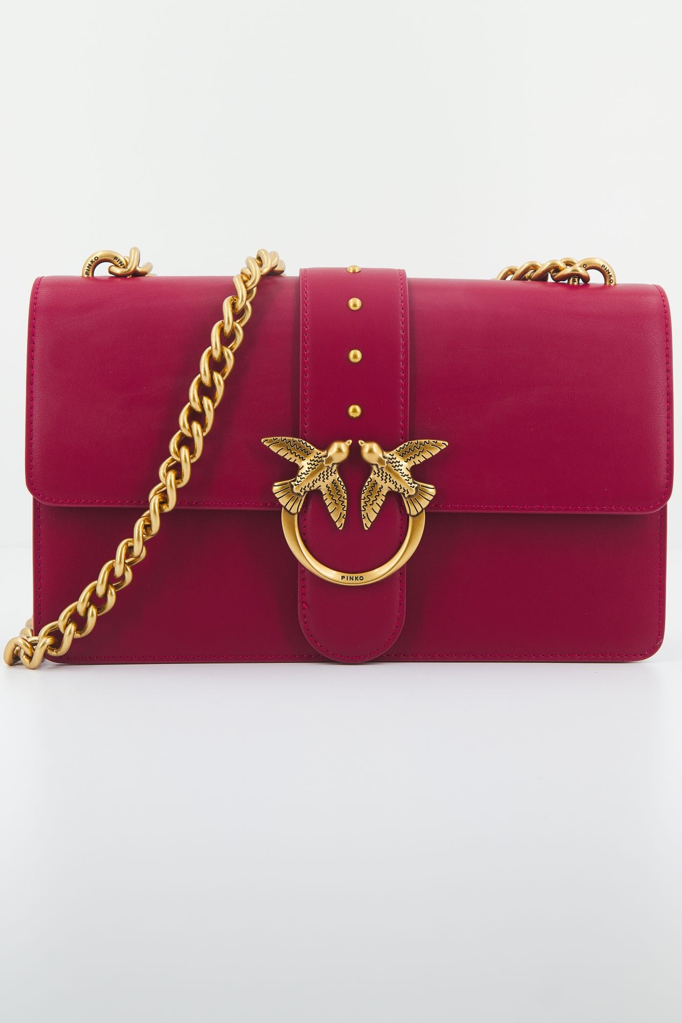 PINKO LOVE ONE CLASSIC C VITE en color BURDEOS (1)