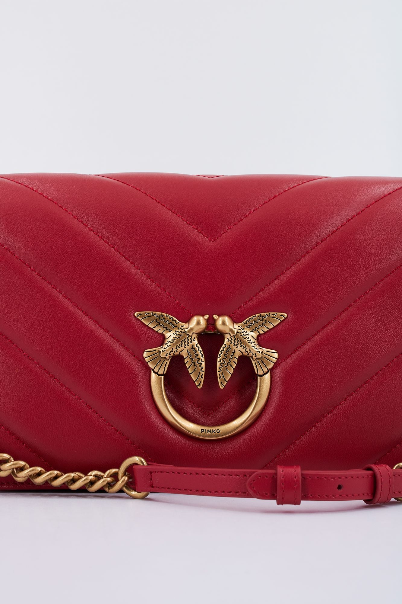 PINKO LOVE CLICK CLASSIC SHEE en color ROJO (4)