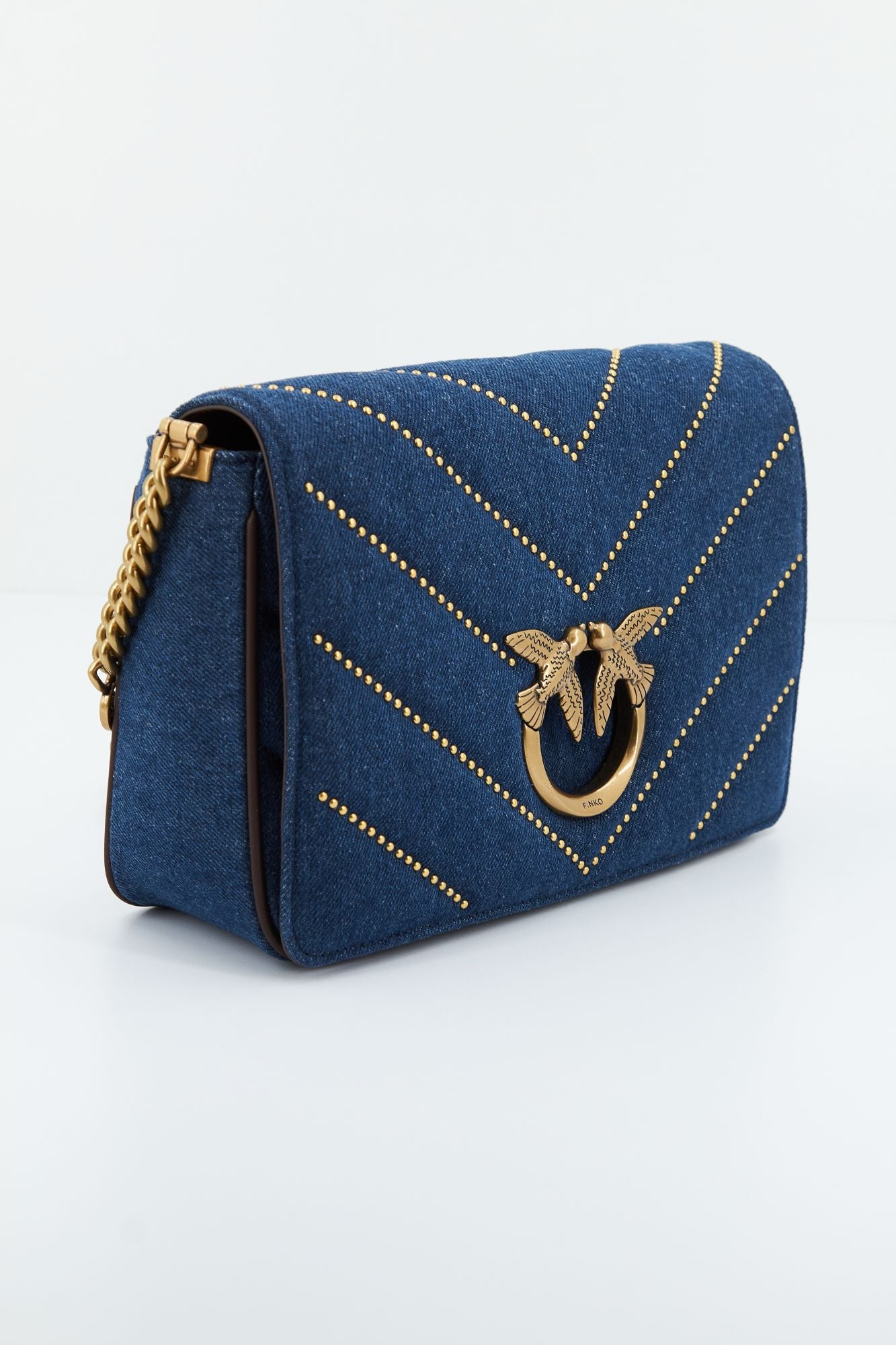 PINKO LOVE CLICK CLASSIC DENI en color AZUL (2)