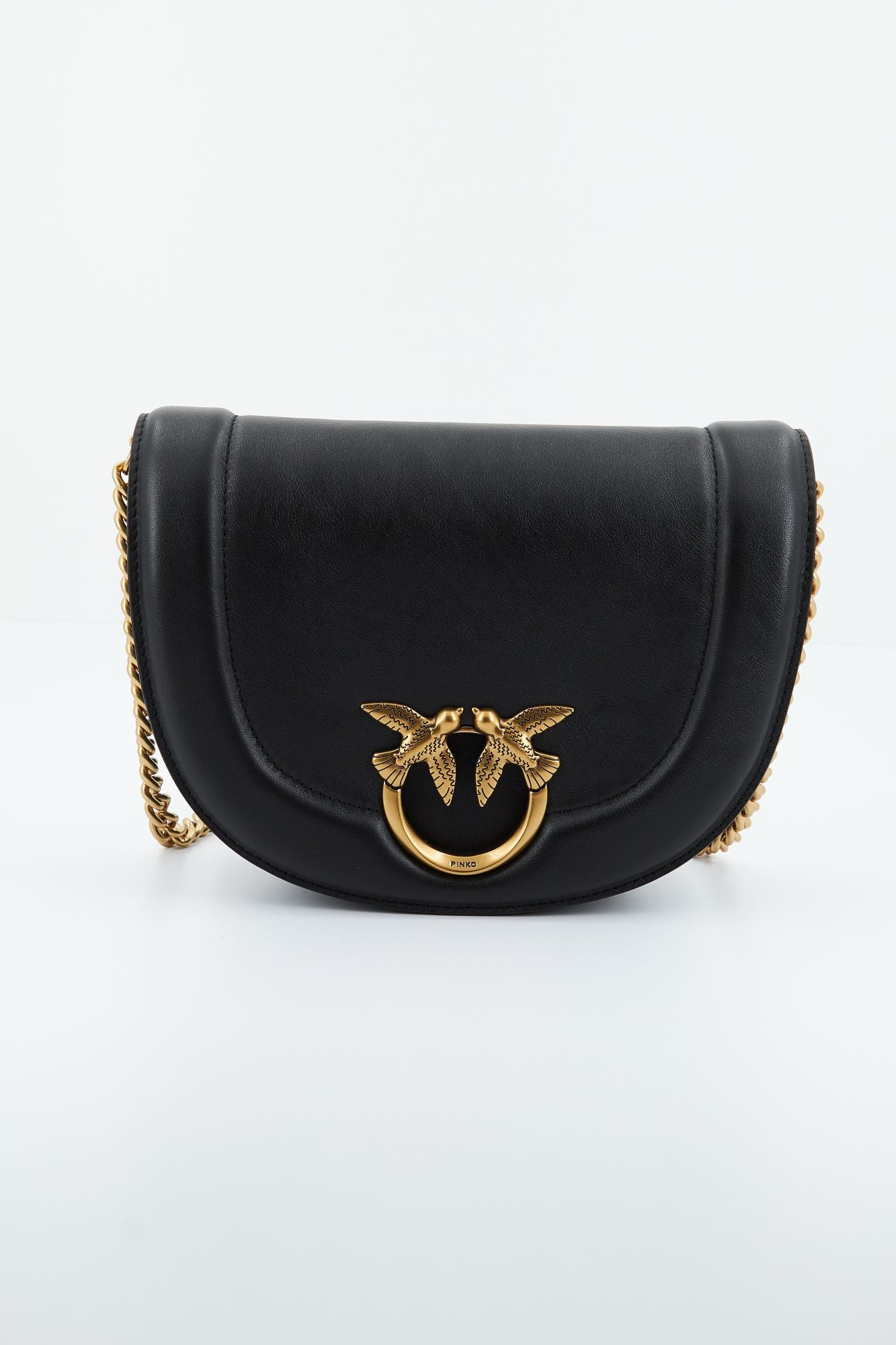 PINKO ROUND CLICK CLASSIC VIT en color NEGRO (1)