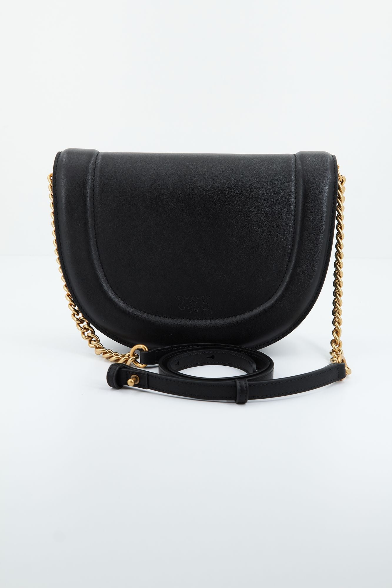 PINKO ROUND CLICK CLASSIC VIT en color NEGRO (3)