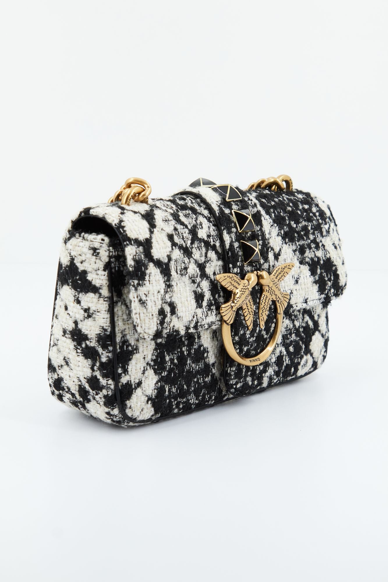 PINKO LOVE ONE MINI CL JACQUA en color NEGRO (2)