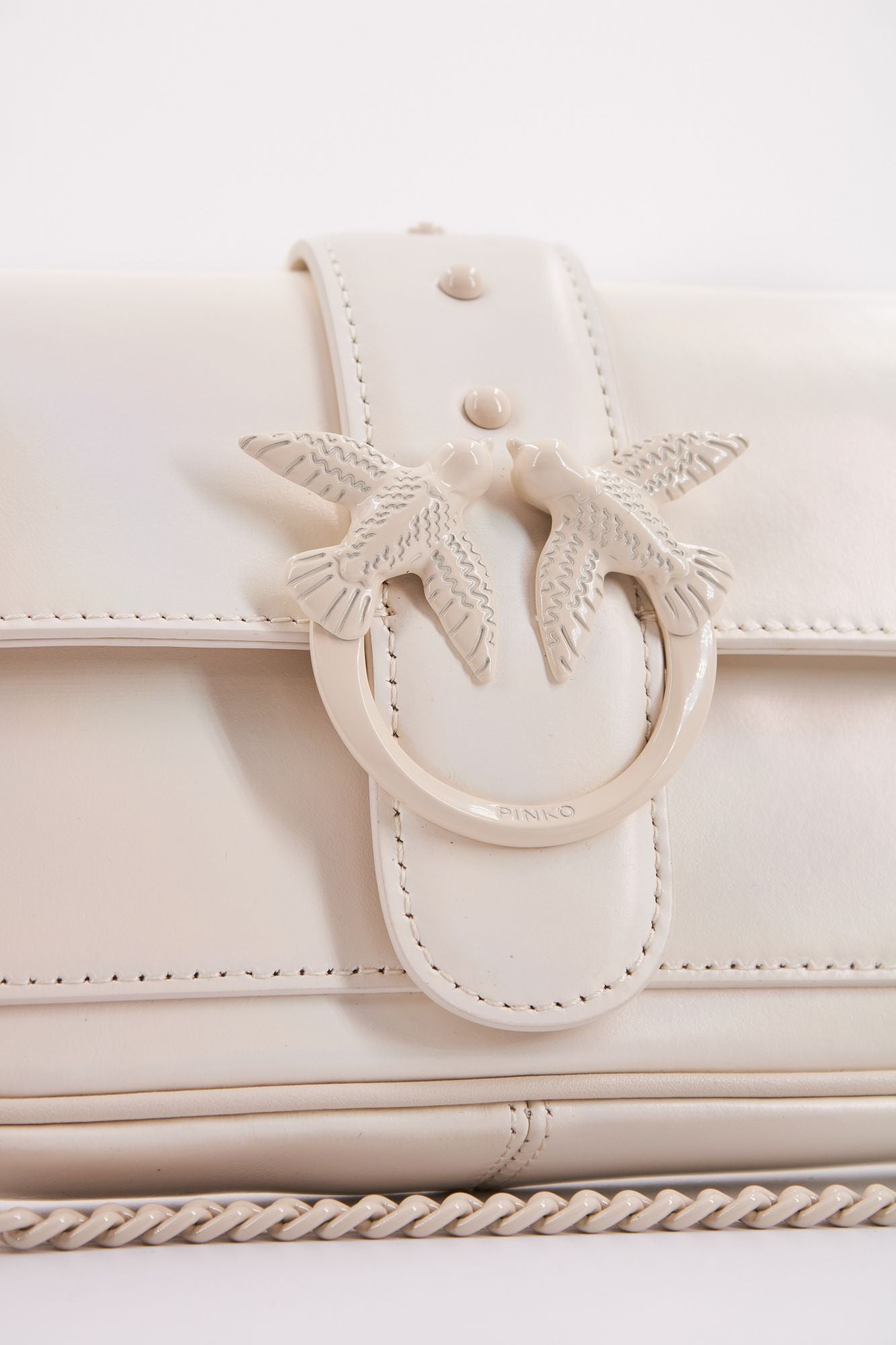 PINKO LOVE ONE POCKET C VITEL en color BLANCO (4)