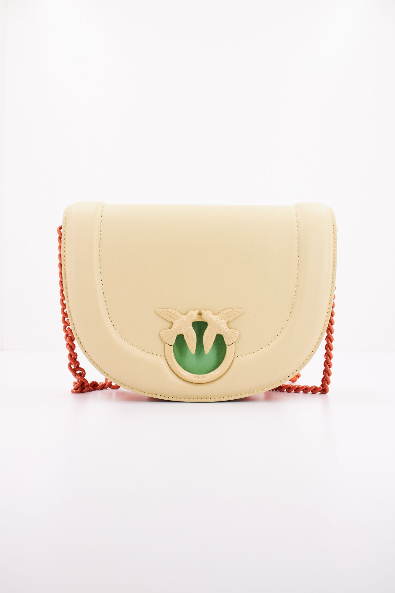 PINKO LOVE ROUND CLICK CLASSIC en color AMARILLO (1)