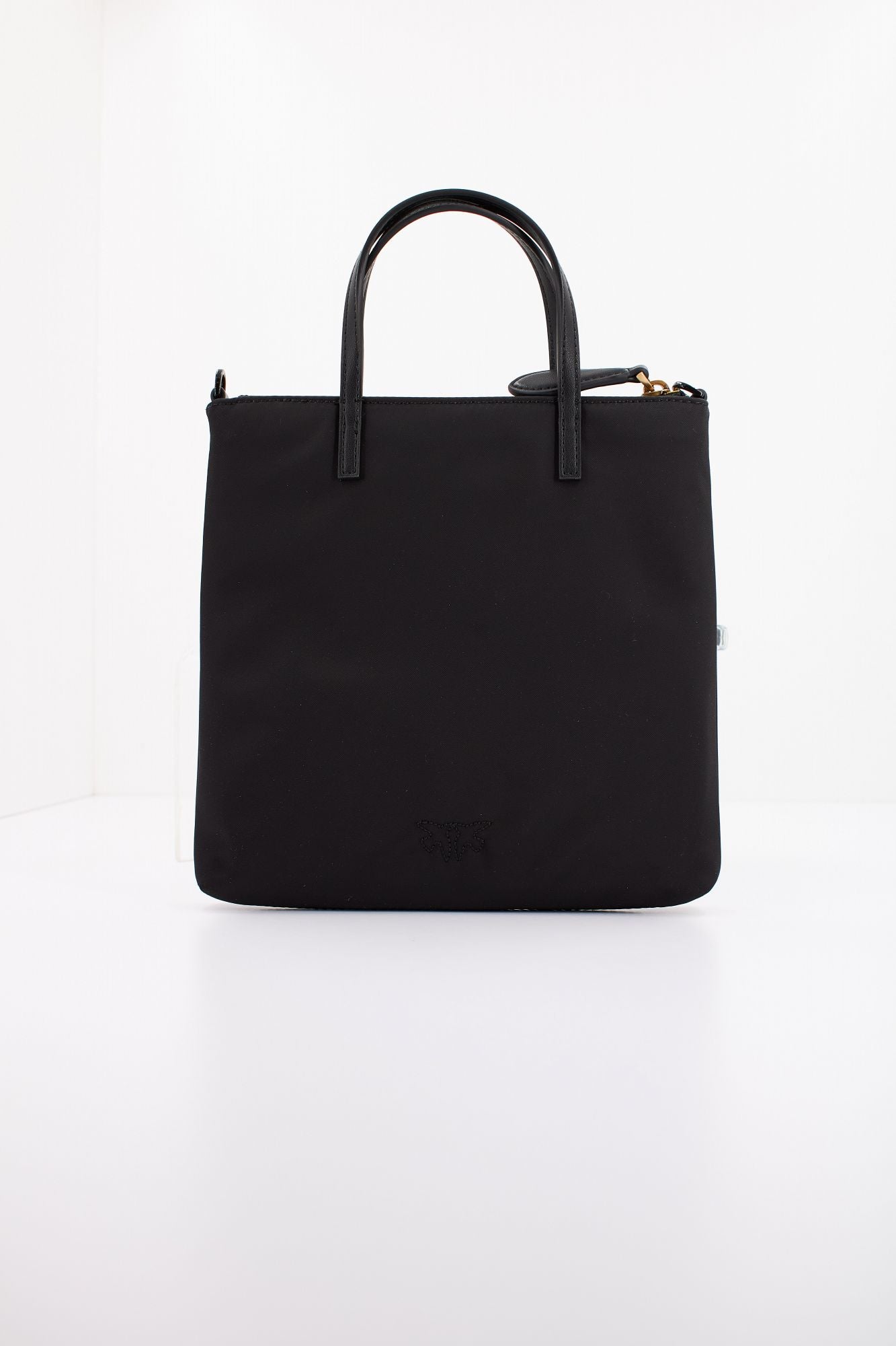 PINKO MINI SHOPPER RECYCLED N en color NEGRO (3)
