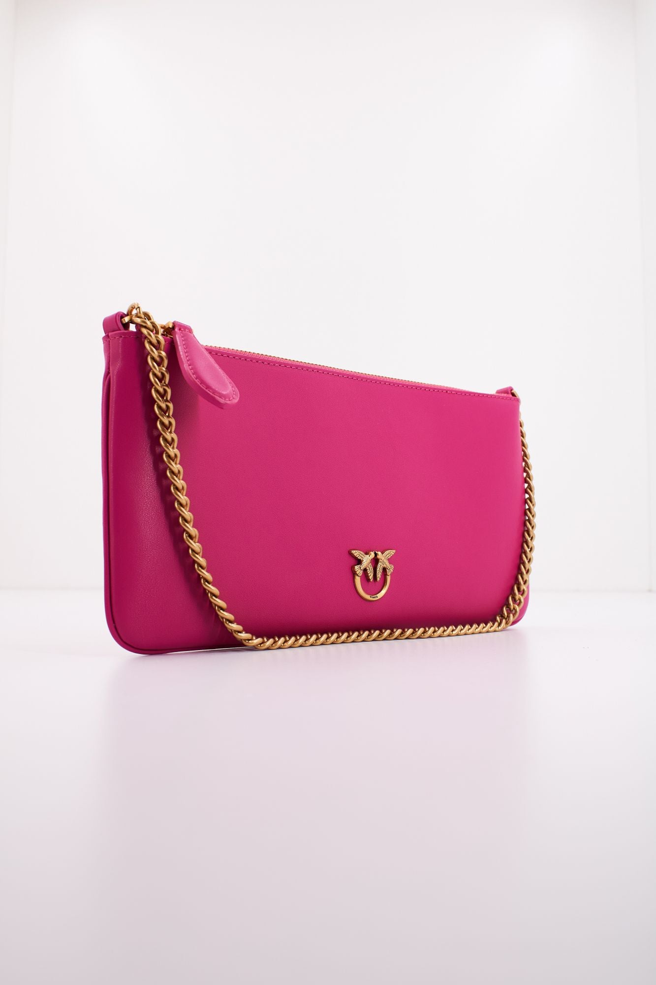 PINKO FLAT VITELLO SETA en color ROSA (2)