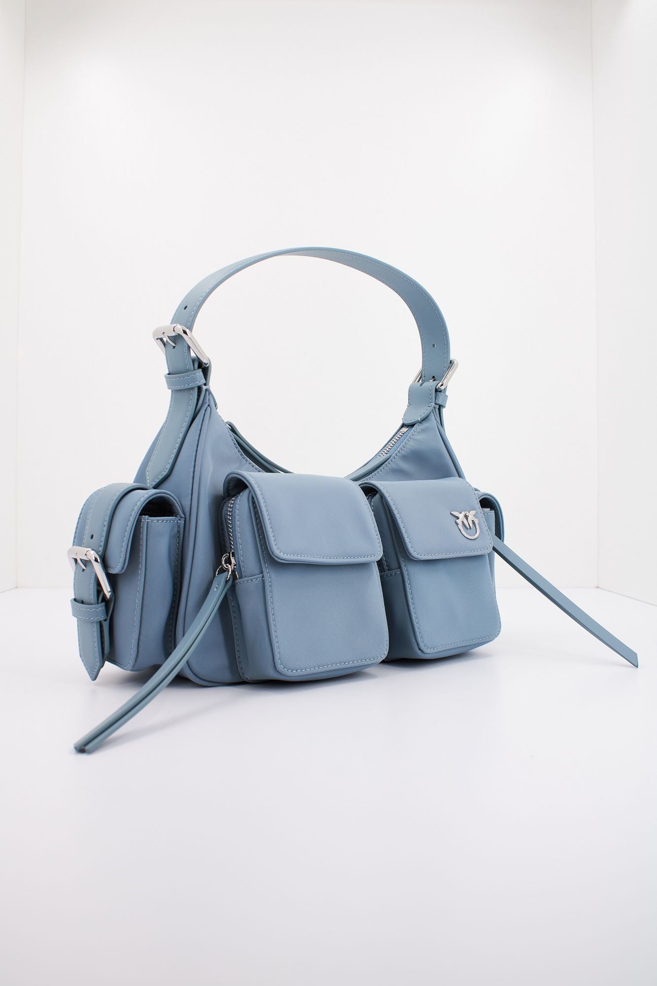 PINKO CARGO BAG en color AZUL (2)