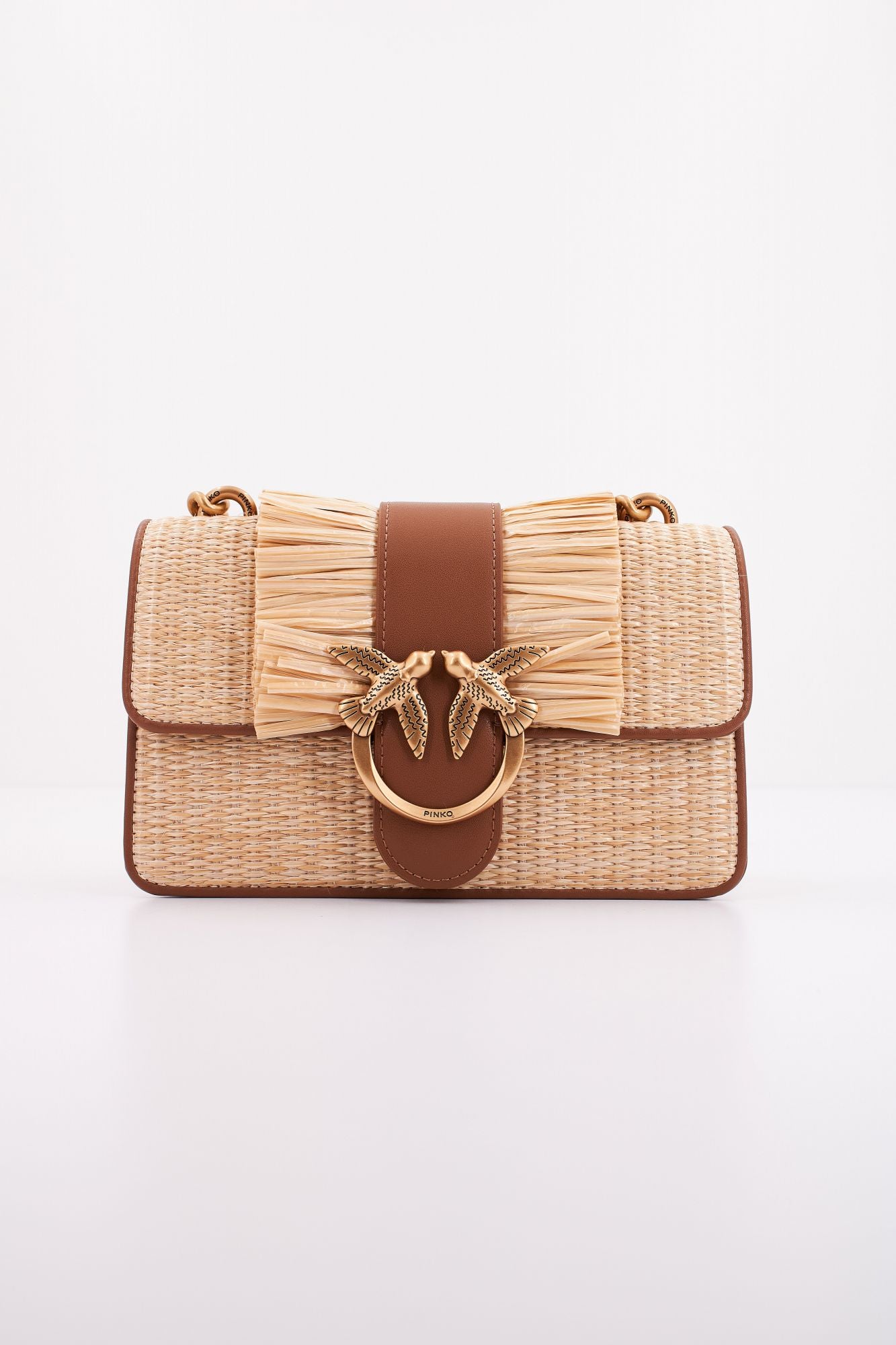 PINKO LOVE ONE MINI LIGHT CL en color MARRON CLARO (1)