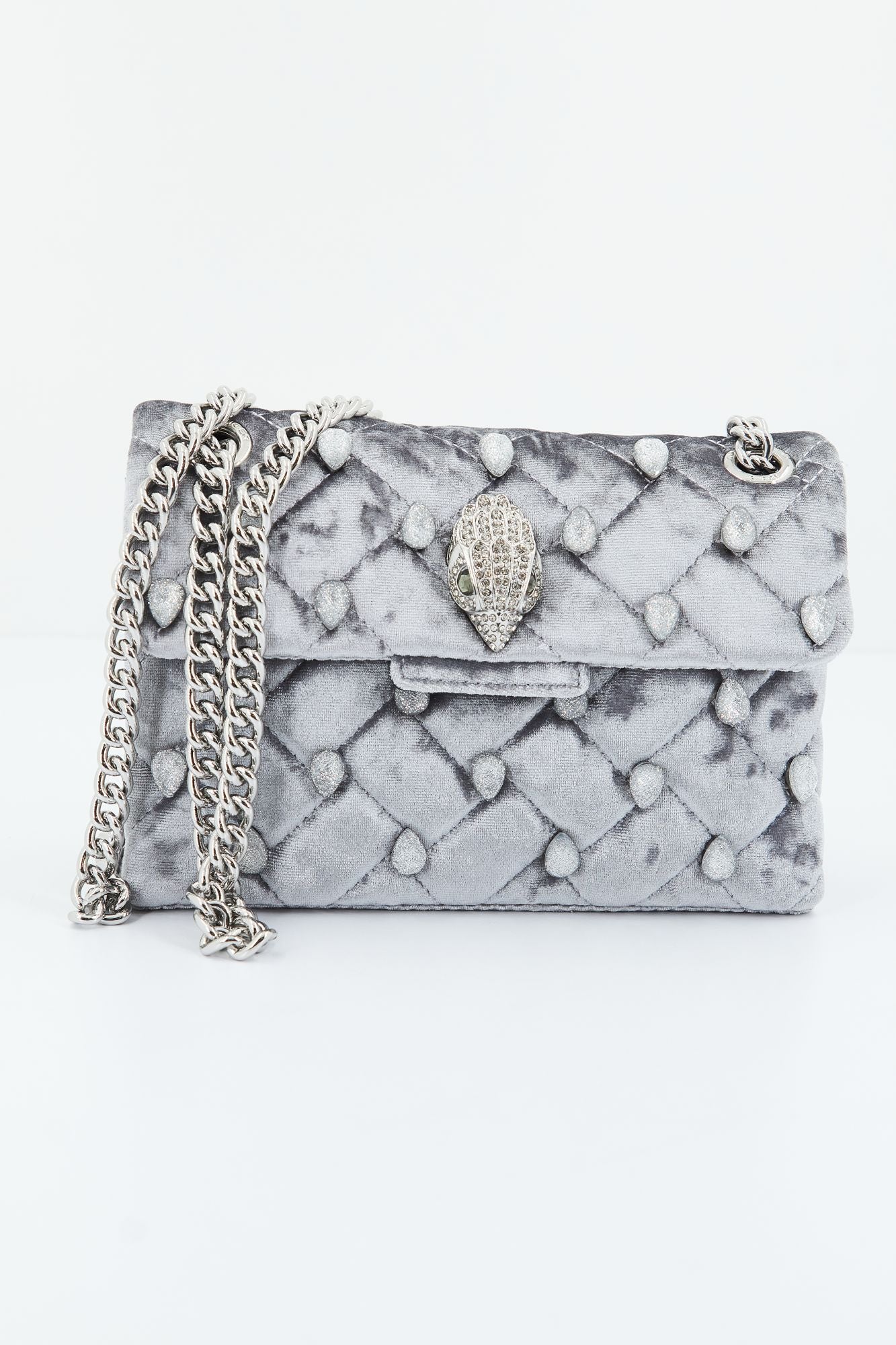 KURT GEIGER LONDON MINI KENSINGTON CRYS en color PLATA (1)
