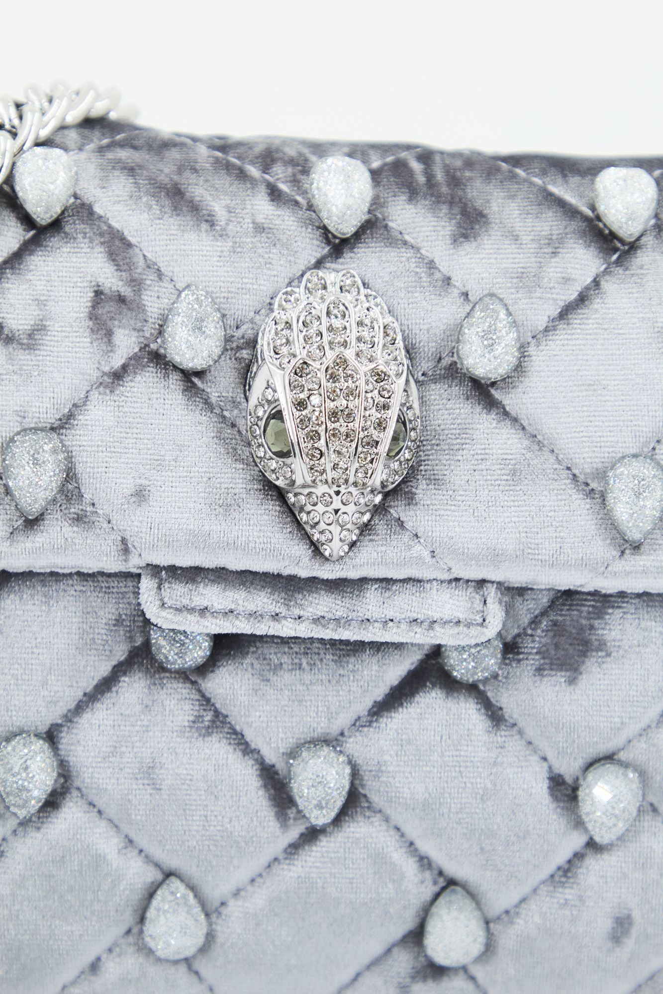 KURT GEIGER LONDON MINI KENSINGTON CRYS en color PLATA (4)