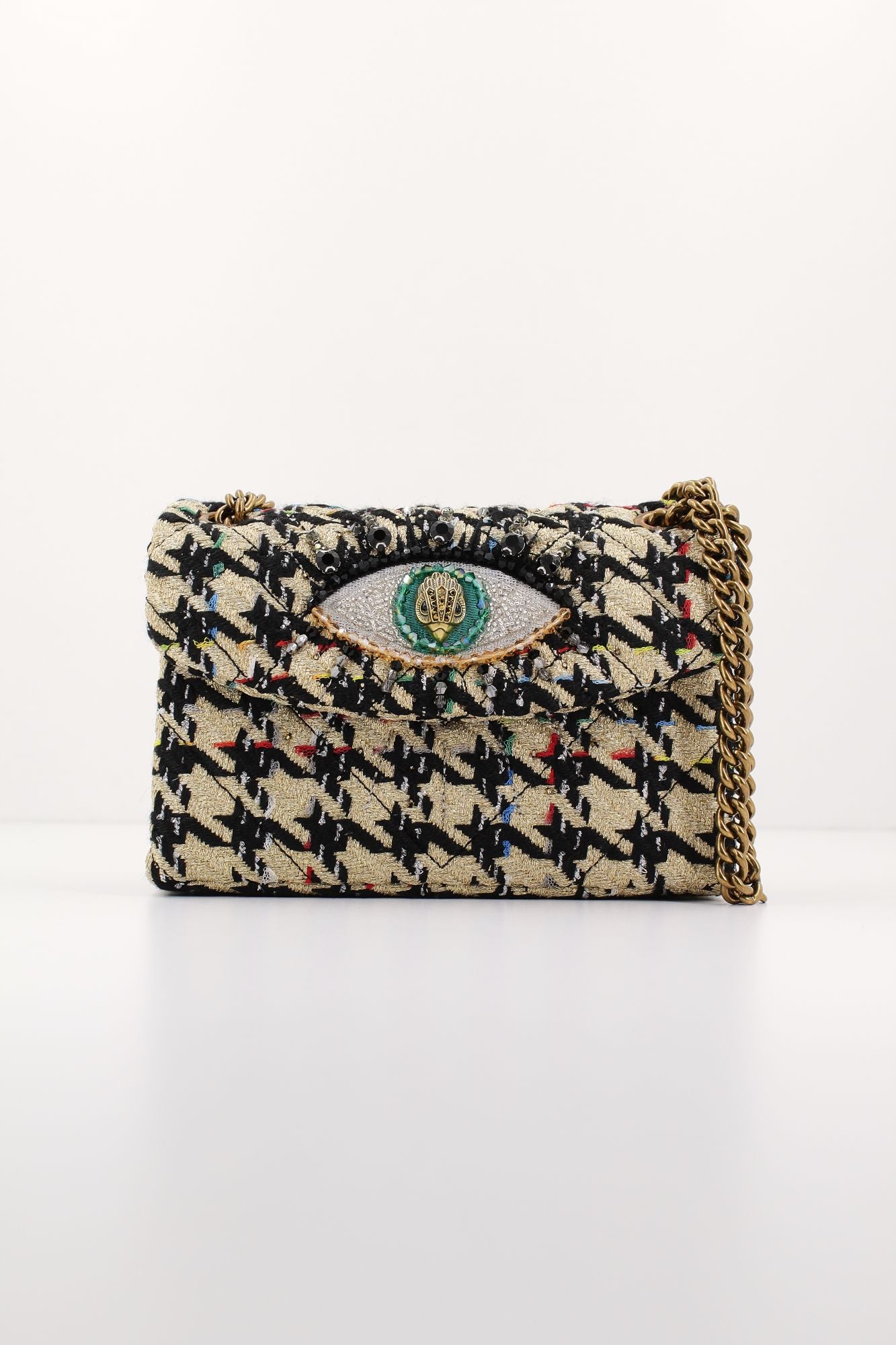 KURT GEIGER LONDON MINI KENSINGTON EYE en color ORO (1)