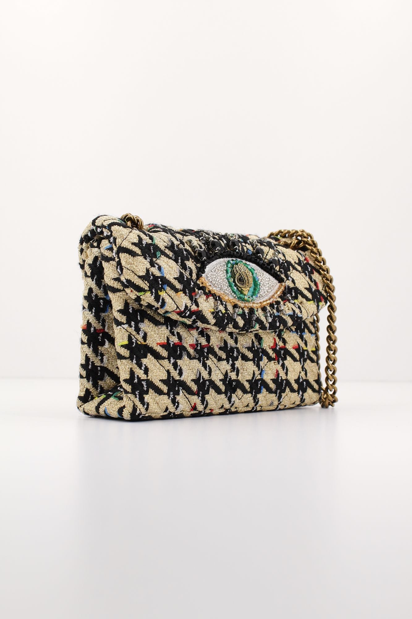 KURT GEIGER LONDON MINI KENSINGTON EYE en color ORO (2)