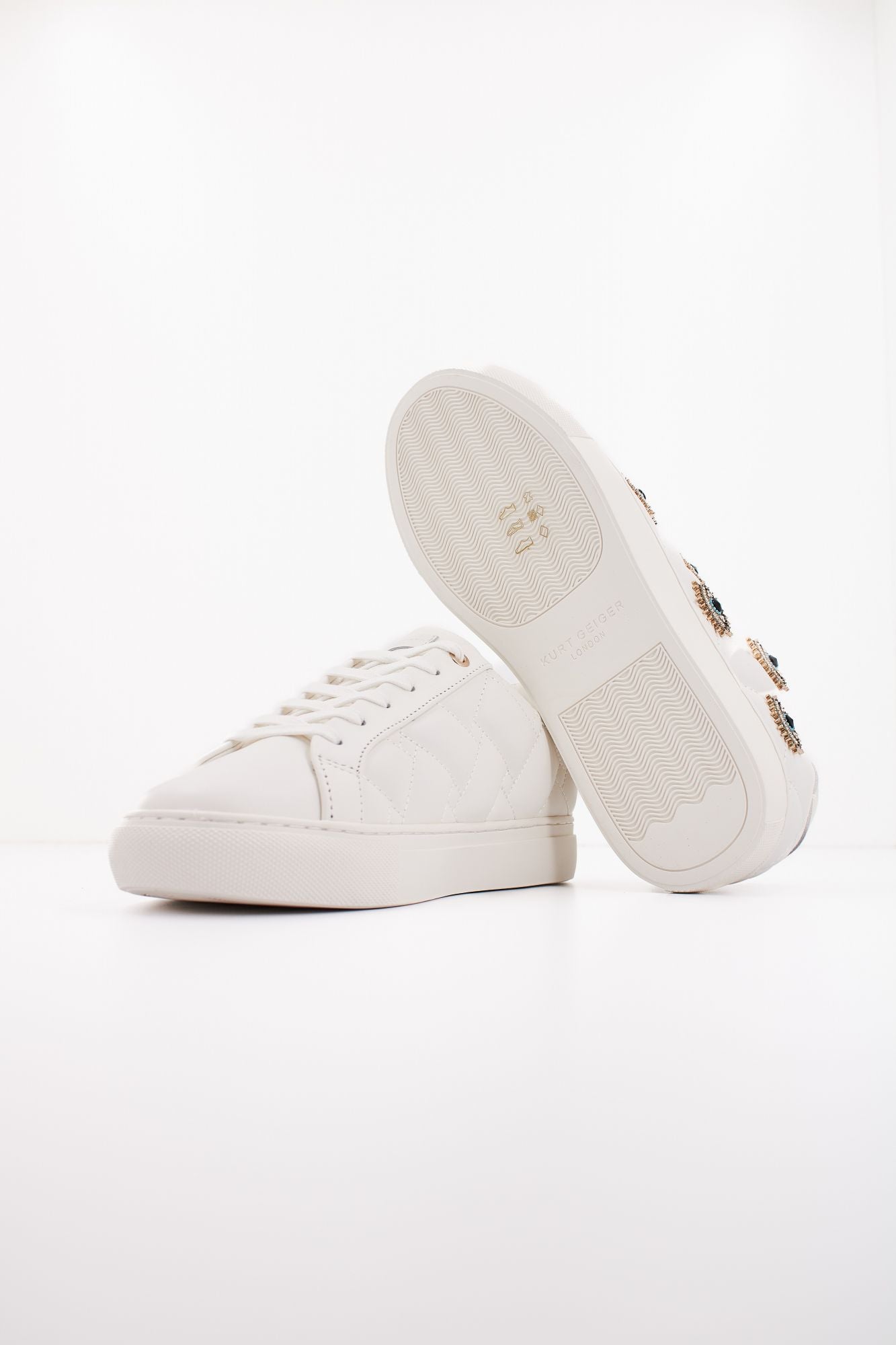 KURT GEIGER LONDON LANE QUILT EYE en color BLANCO (4)