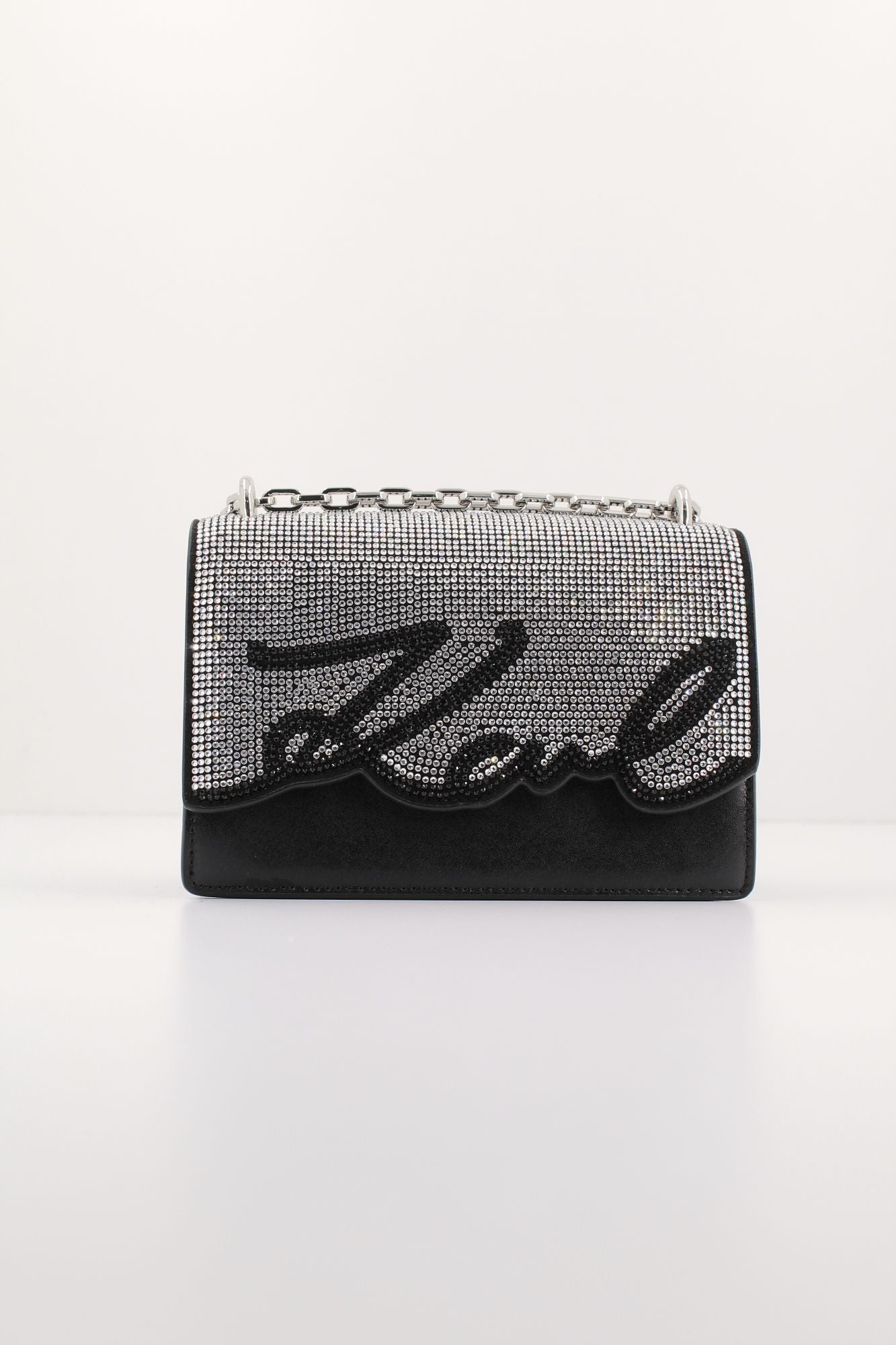 KARL LAGERFELD K/SIGNATURE SP SM SHB CRYS en color NEGRO (1)