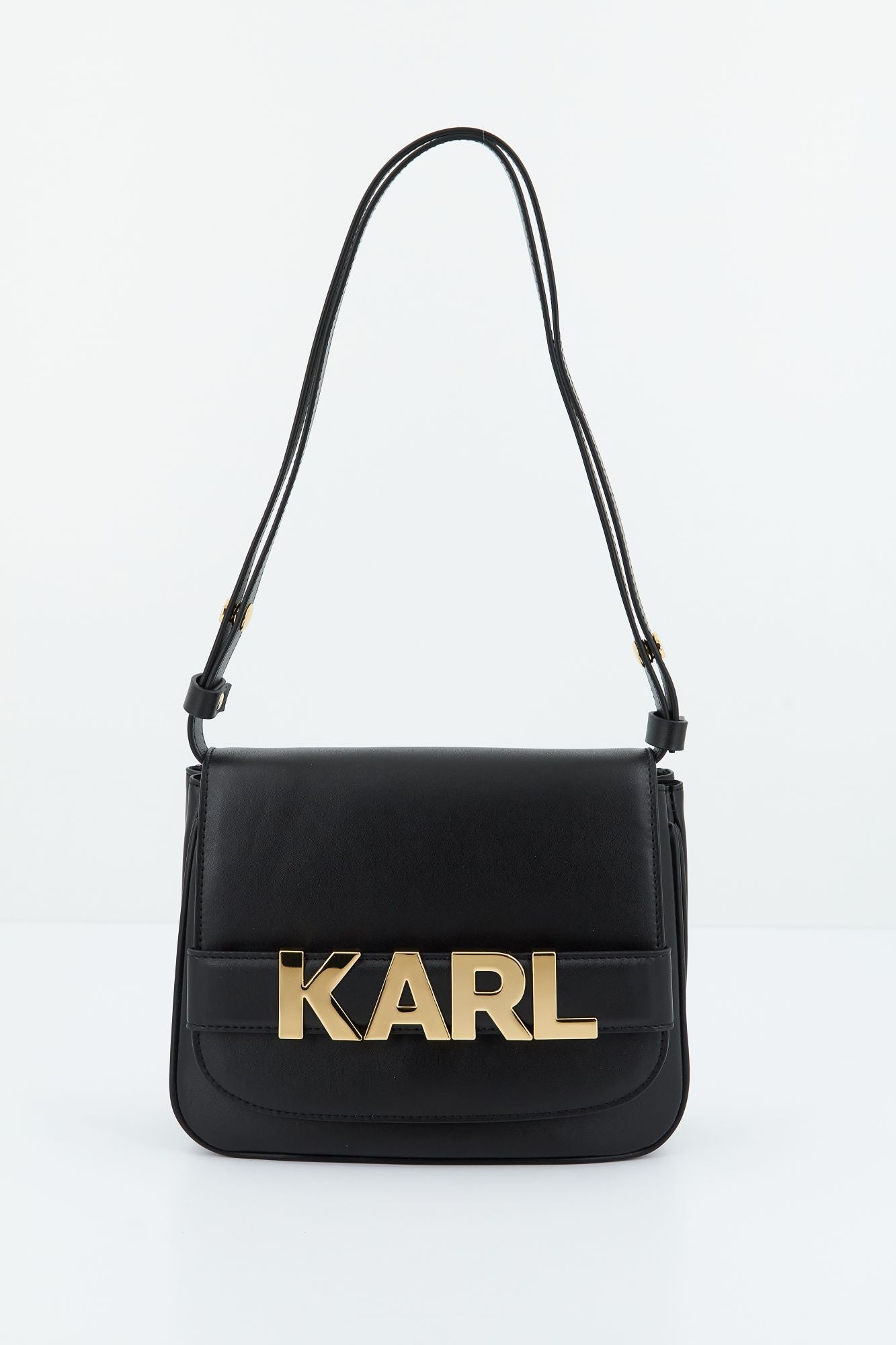 KARL LAGERFELD K/LETTERS FLAP CROSSBODY en color NEGRO (1)