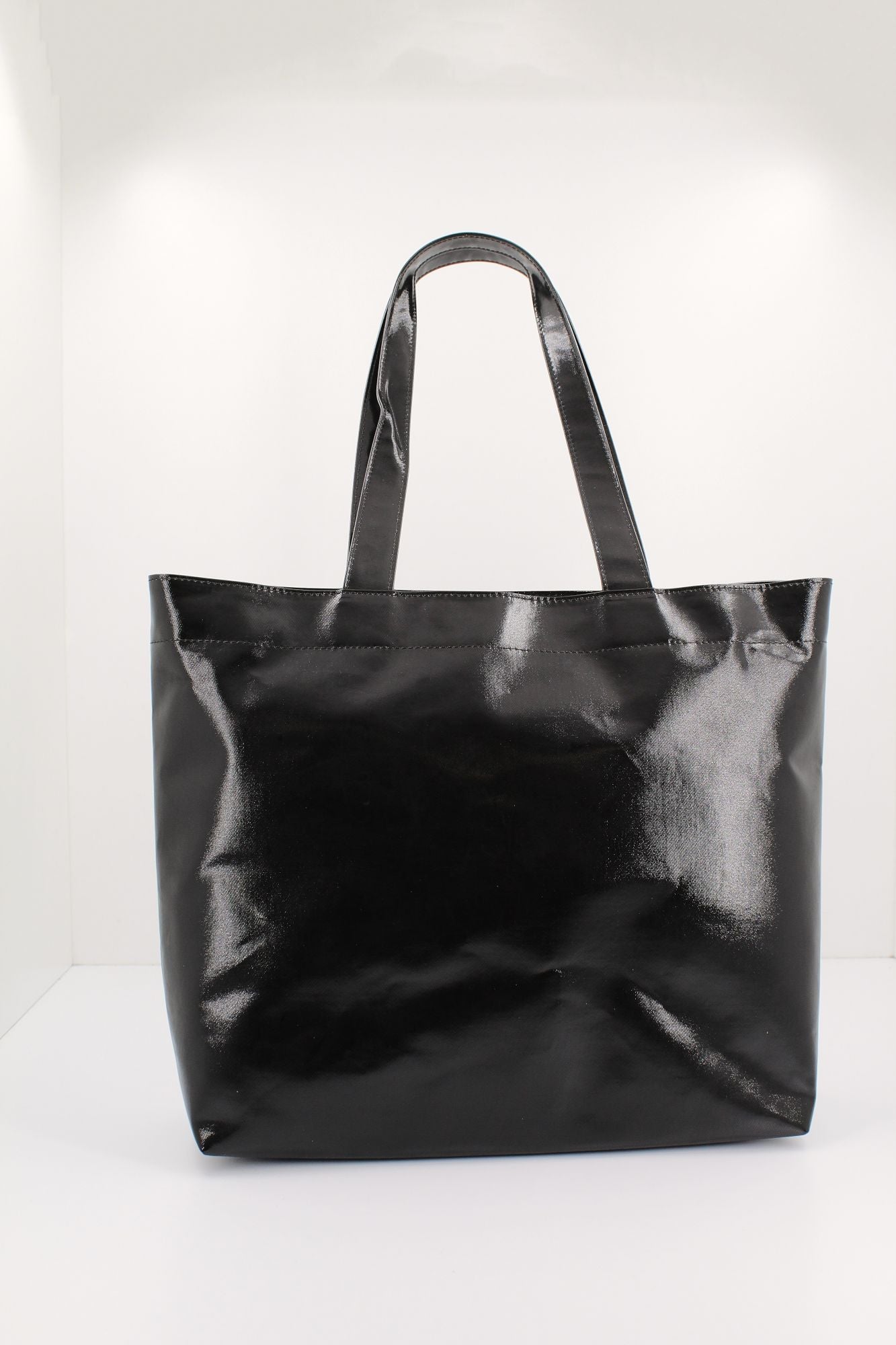 KARL LAGERFELD RSG SHINY TWILL SHOPPER en color NEGRO (3)